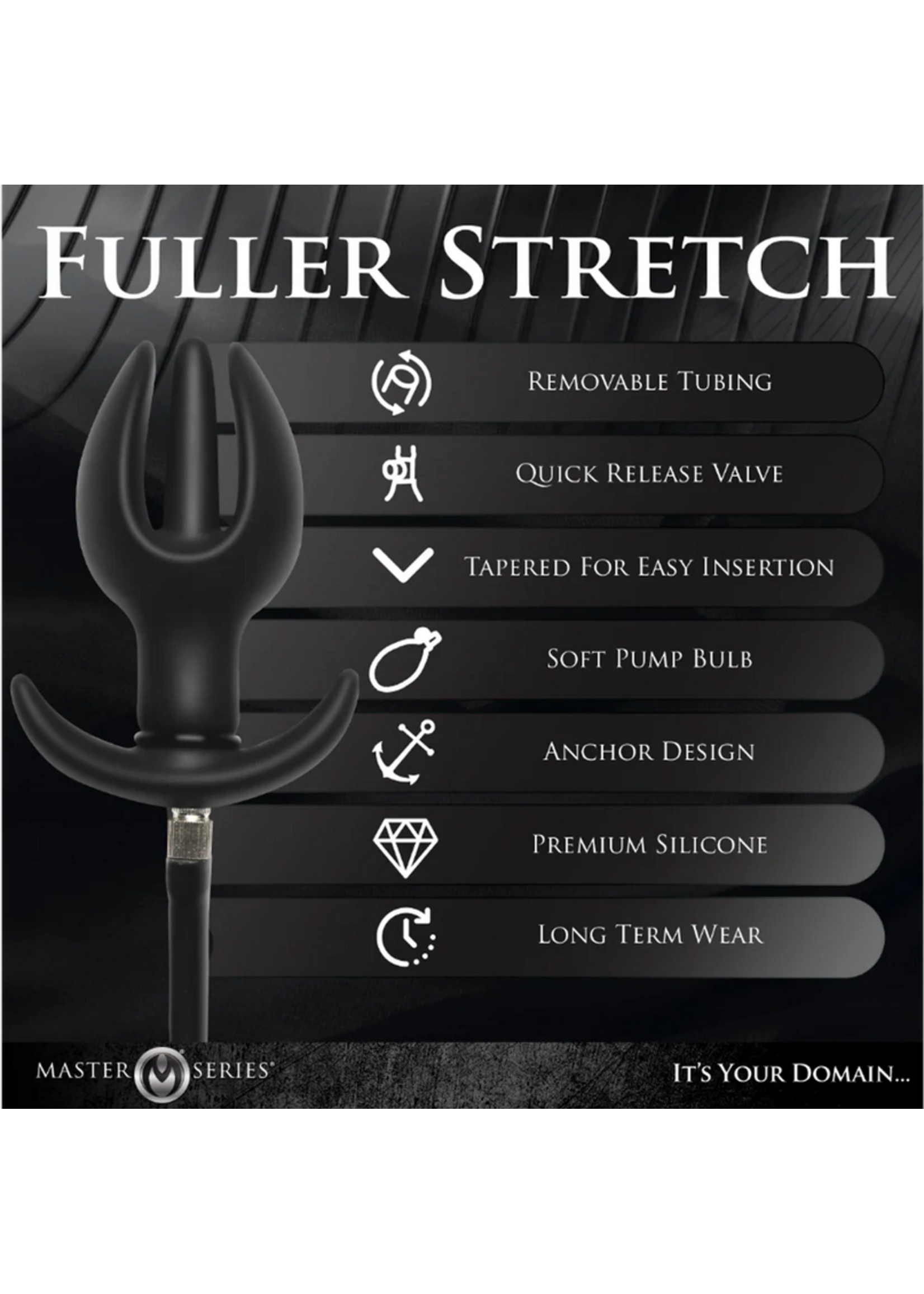 Master Series Ass Bound Anchor Inflatable Silicon Plug