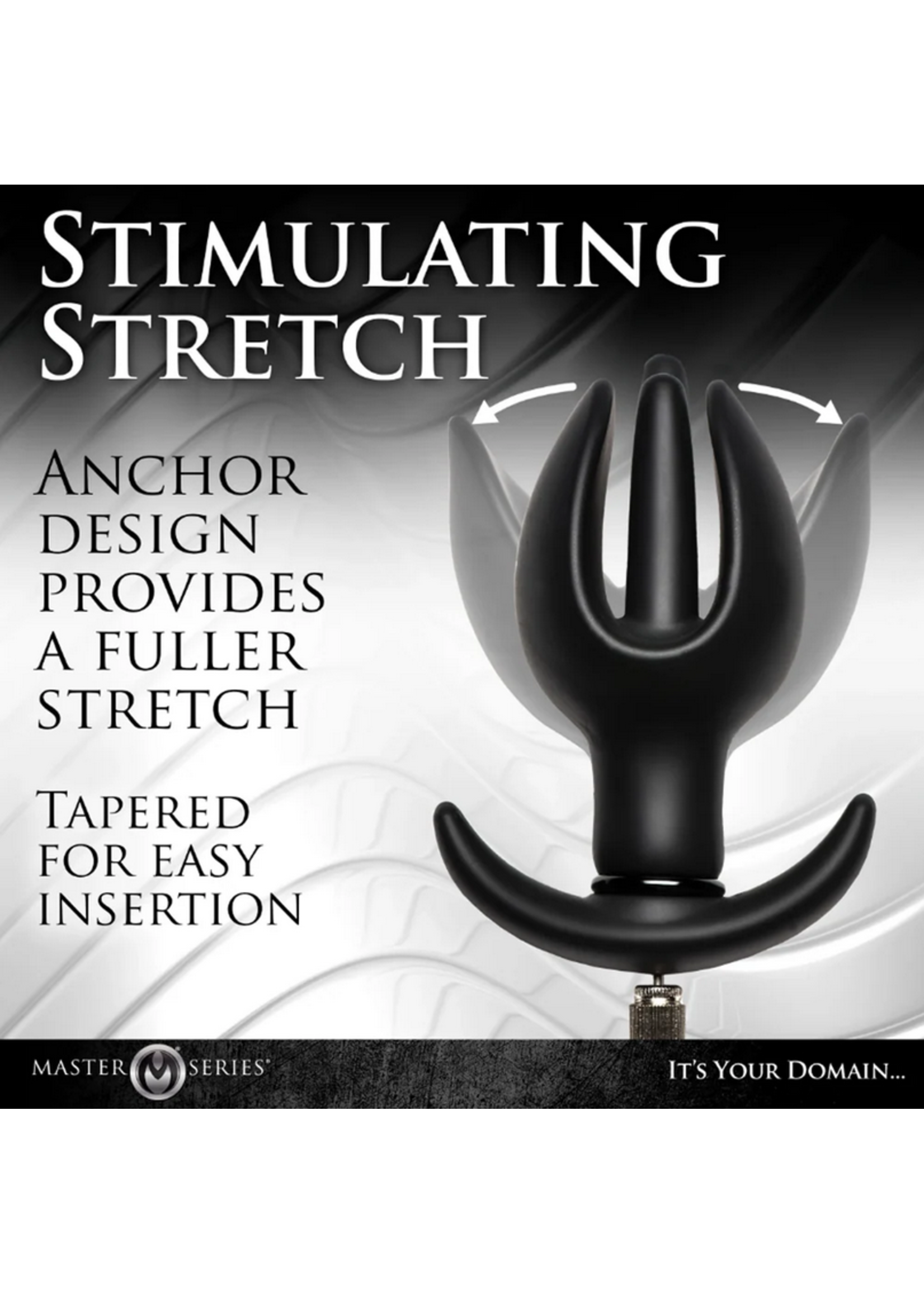 Master Series Ass Bound Anchor Inflatable Silicon Plug