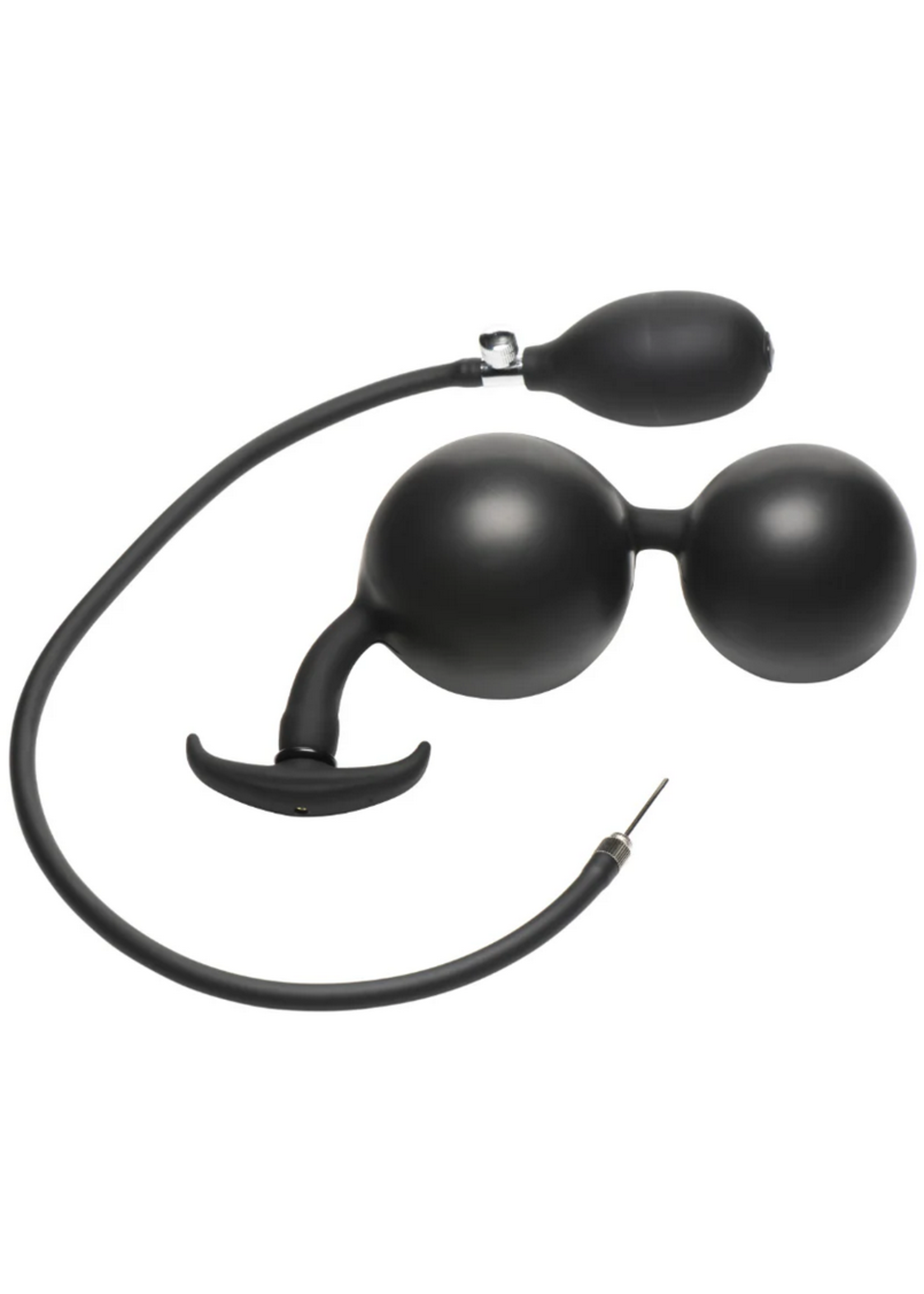 Master Series Ass Rattler Weighted Inflatable Silicone