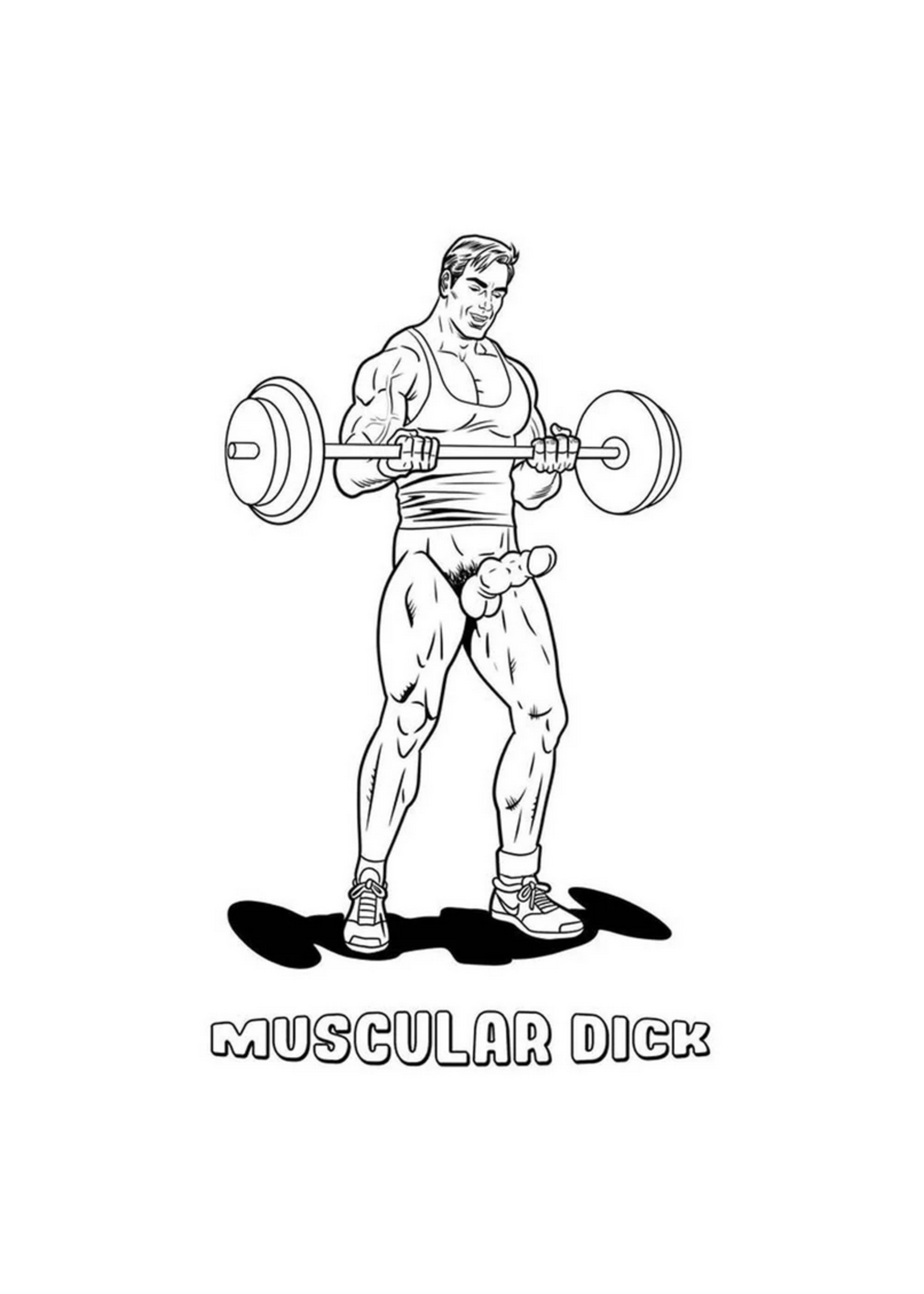 Wood Rocket LLC HUGE Dicks Colouring Book