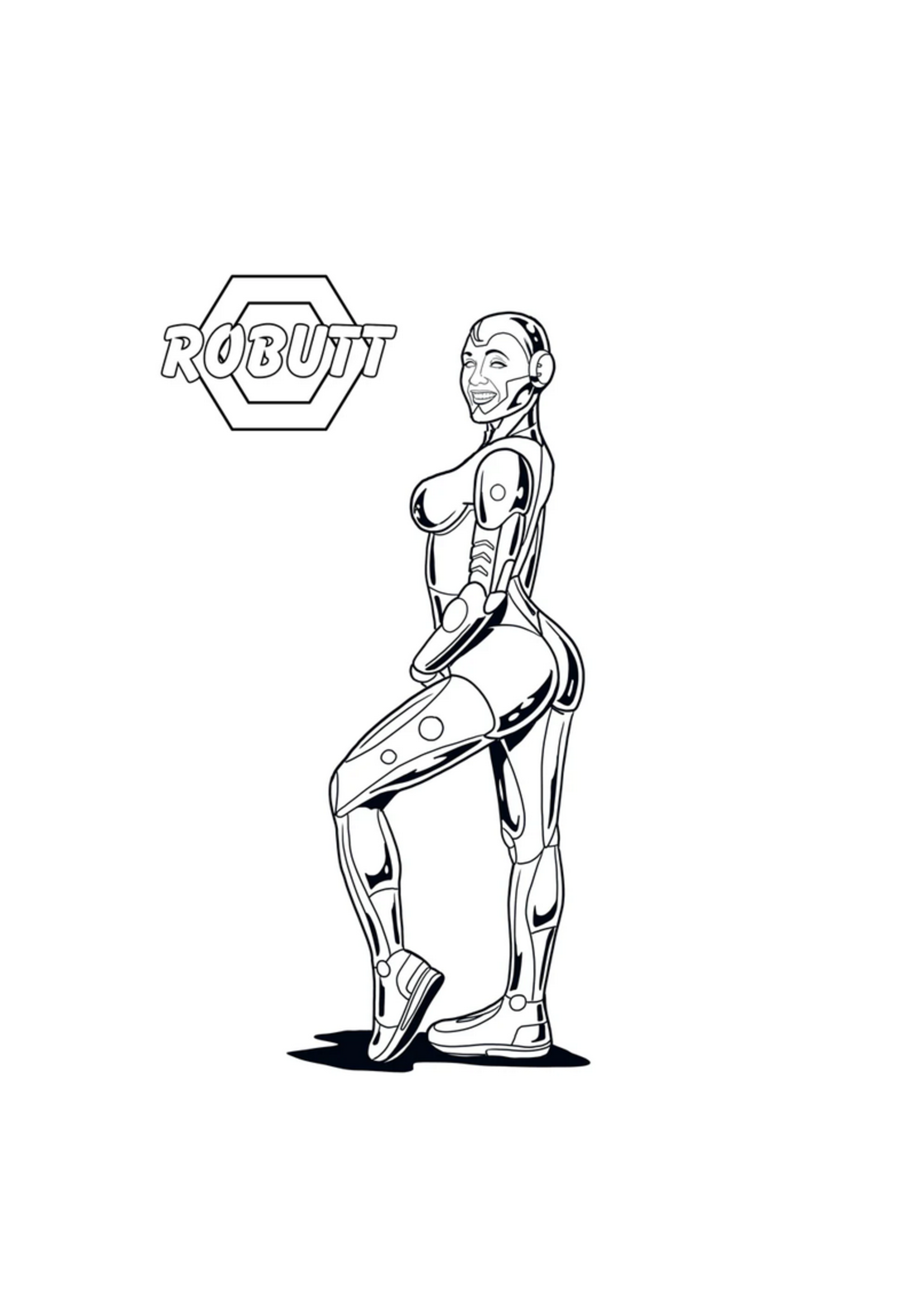 Wood Rocket LLC Sexy Butts Adult Colouring Book