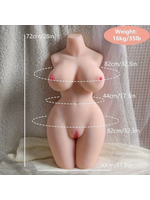 Heavy Petal Sex Doll Torso 35lb
