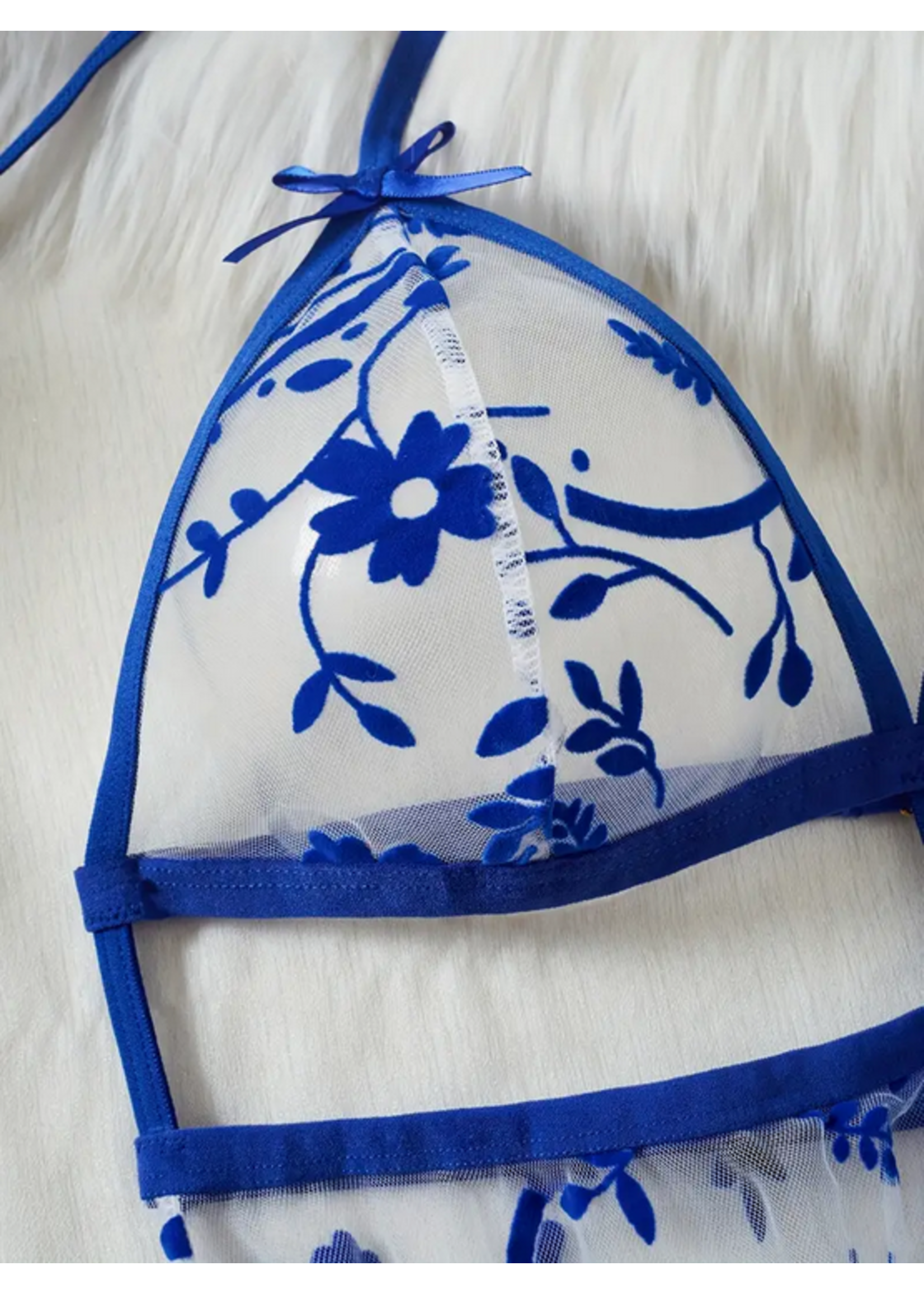 Clearance Blue Desire Babydoll Set