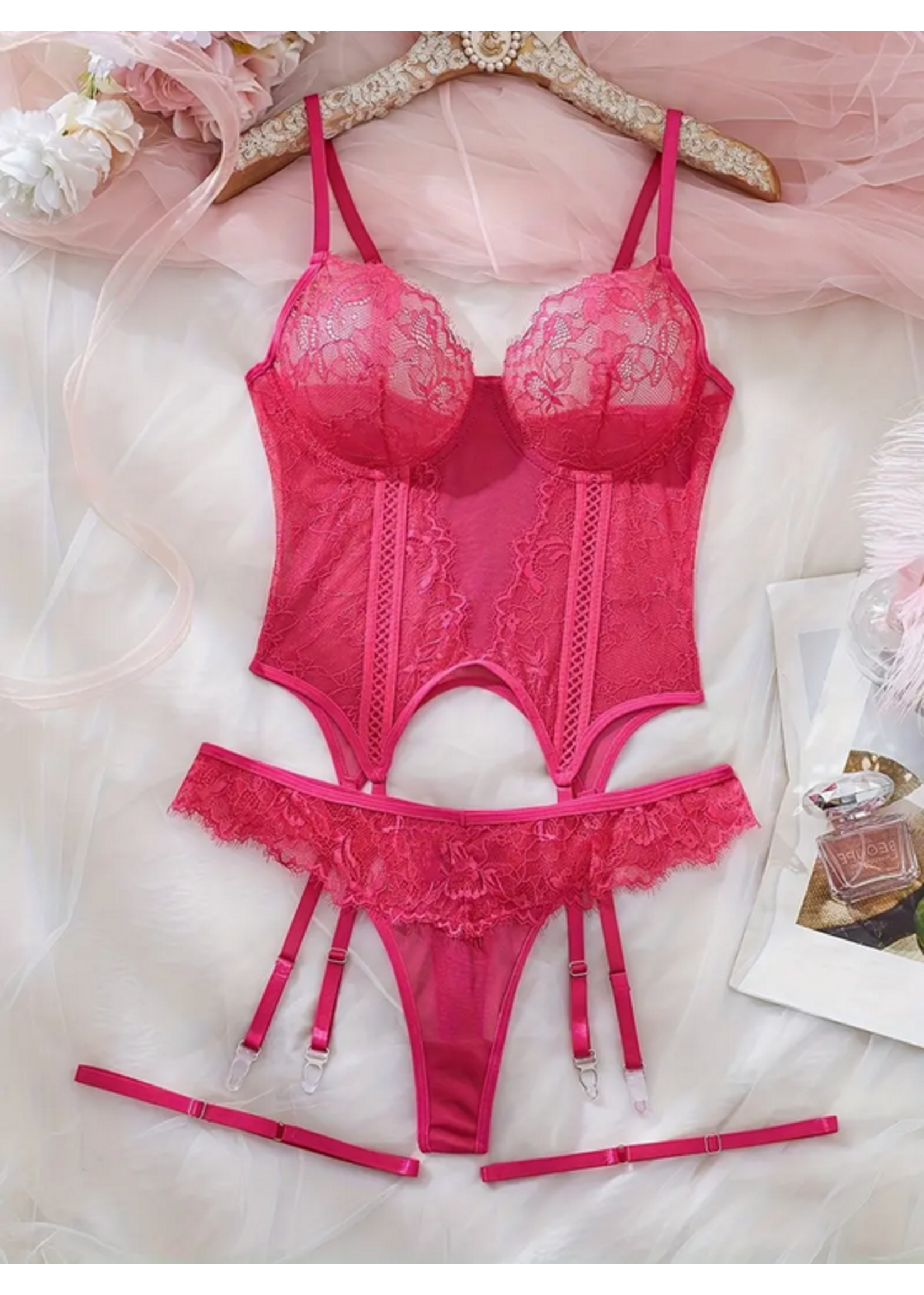 Blush Whisper French Camisole Set