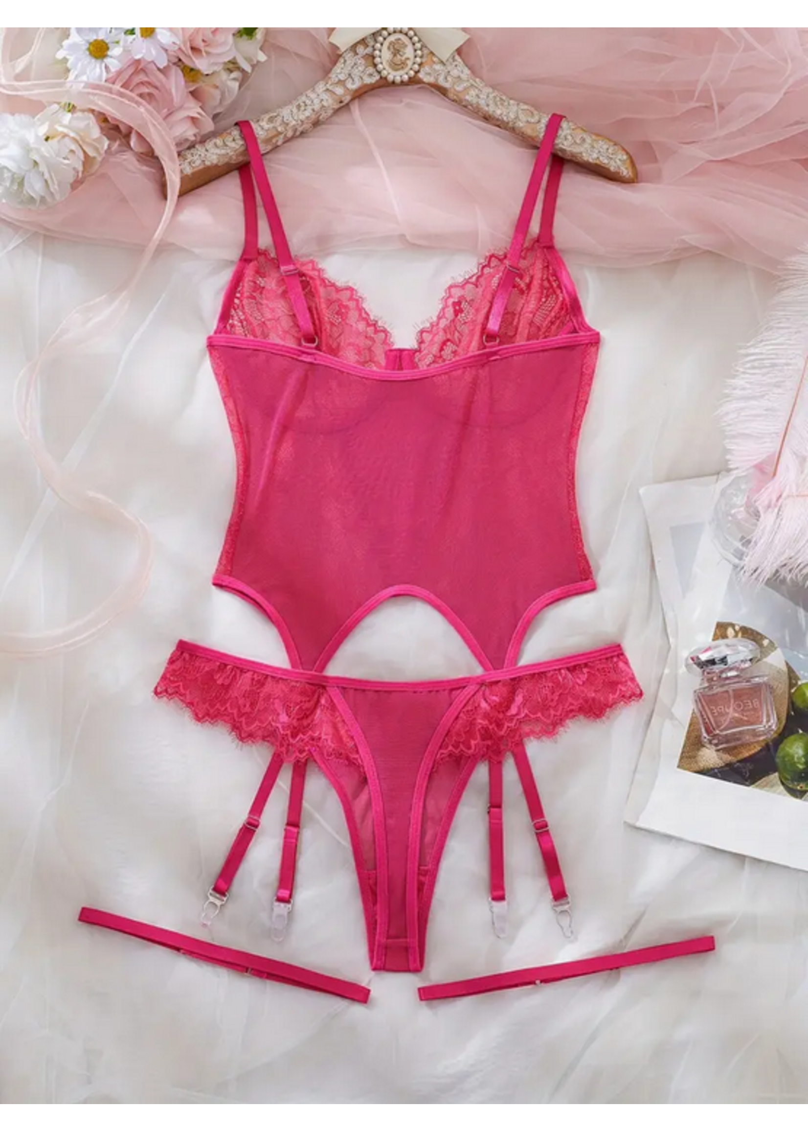 Blush Whisper French Camisole Set