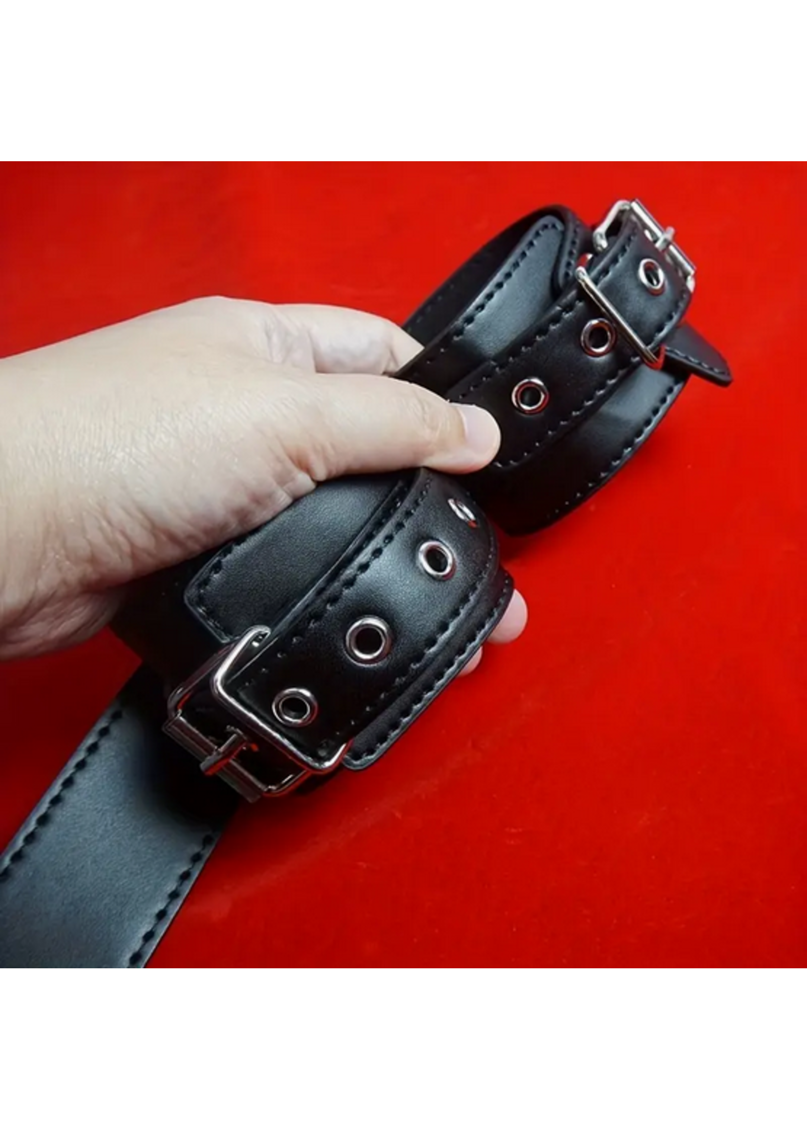 Anal Hook Cuff to Collar Bondage Kit w/ Gag