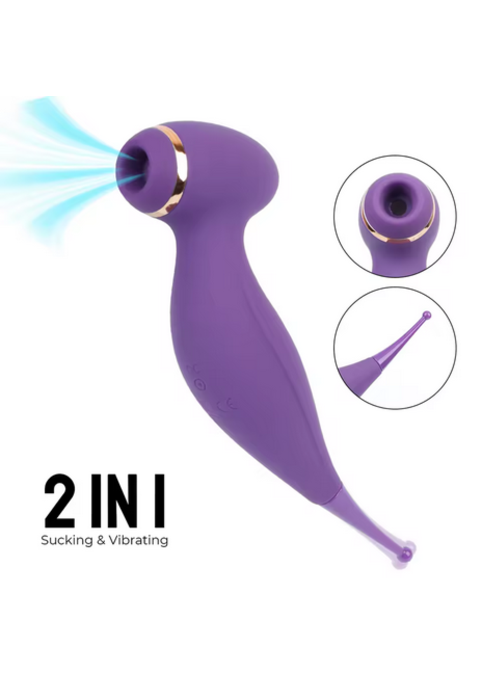 Smoosh Toys The Smoosh Purple Seahorse