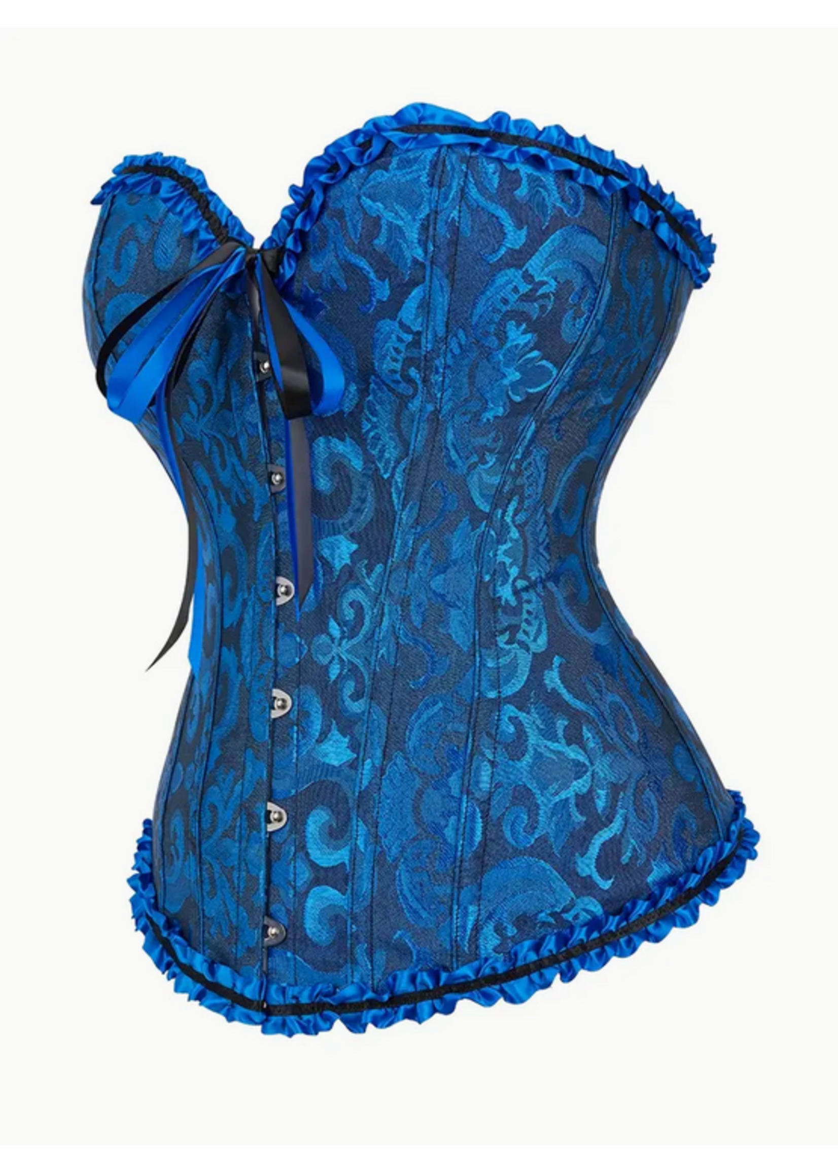 Royal Temptation – Blue Brocade Corset