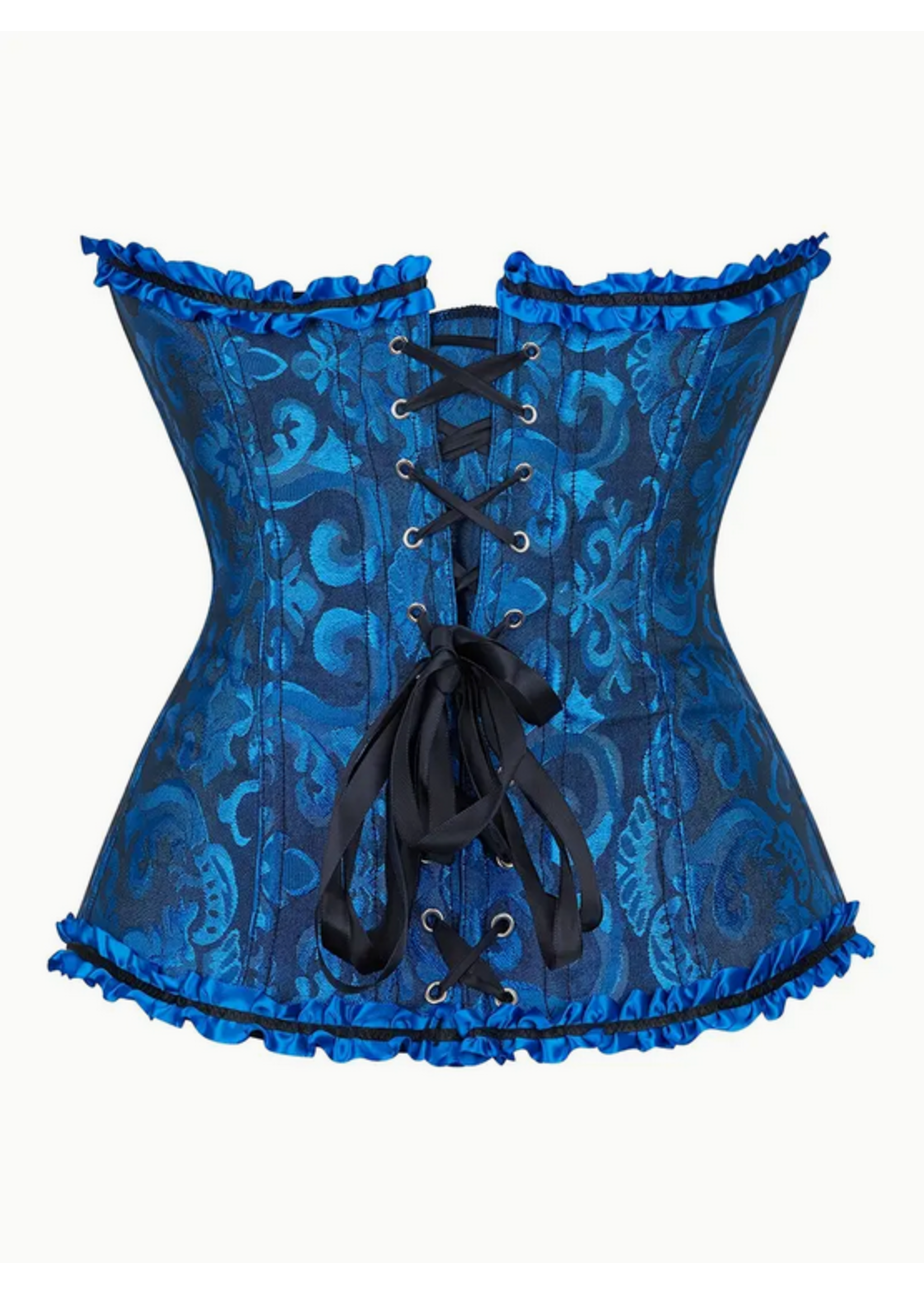 Royal Temptation – Blue Brocade Corset