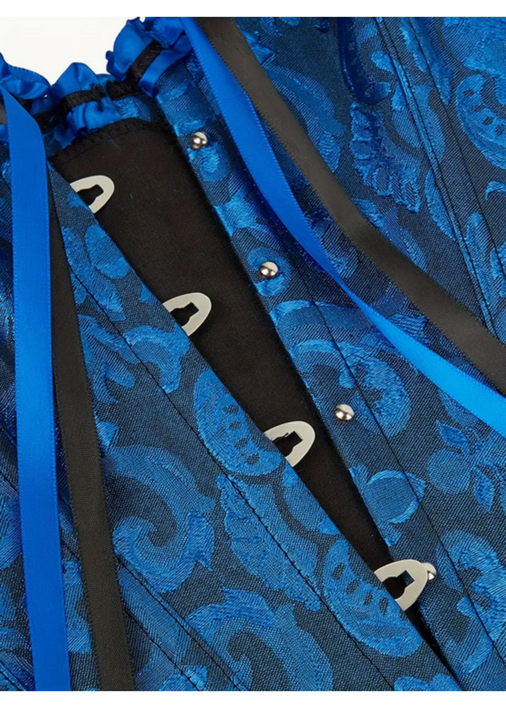 Royal Temptation – Blue Brocade Corset