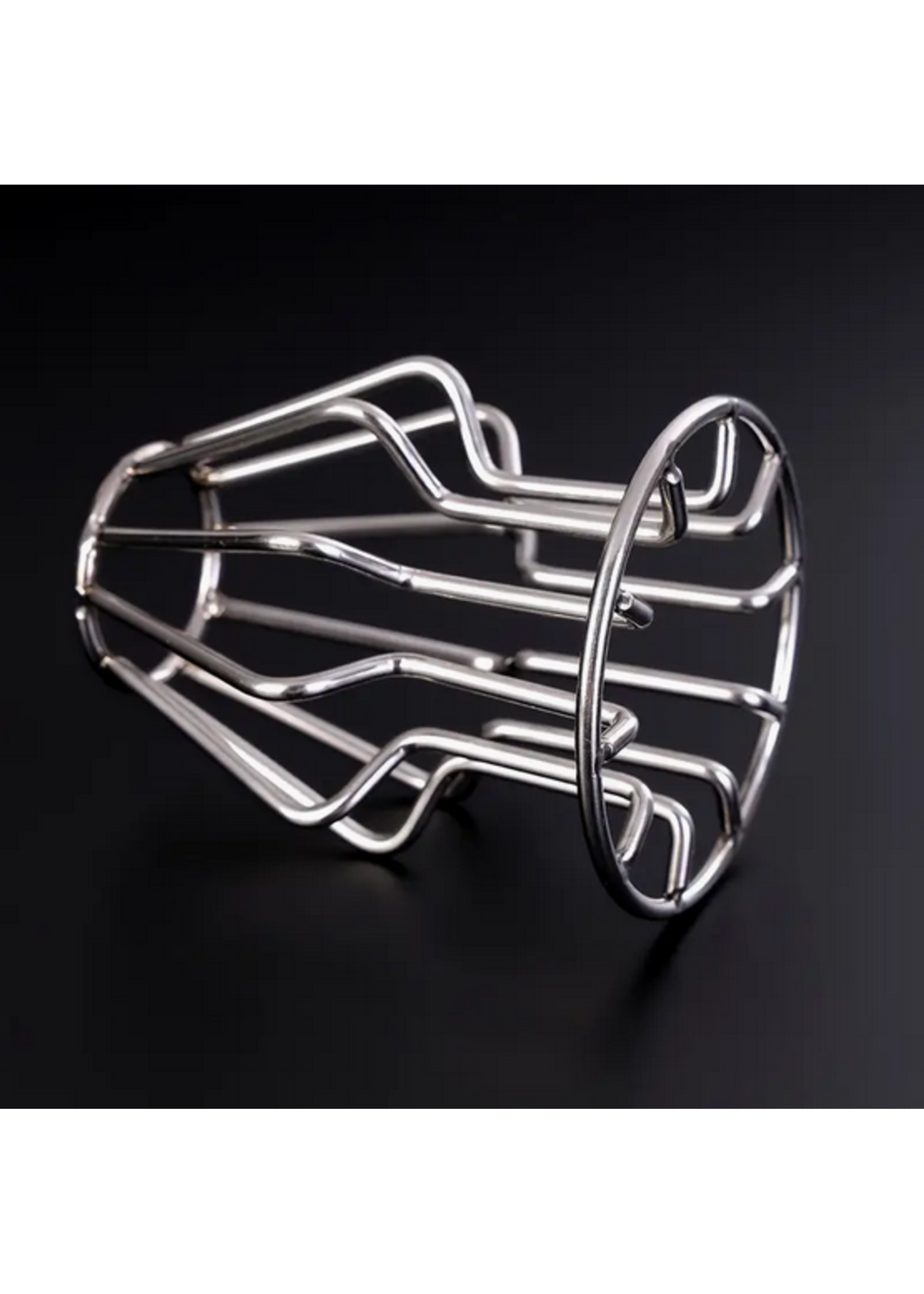 Open View – Hollow Metal Anal Plug Small