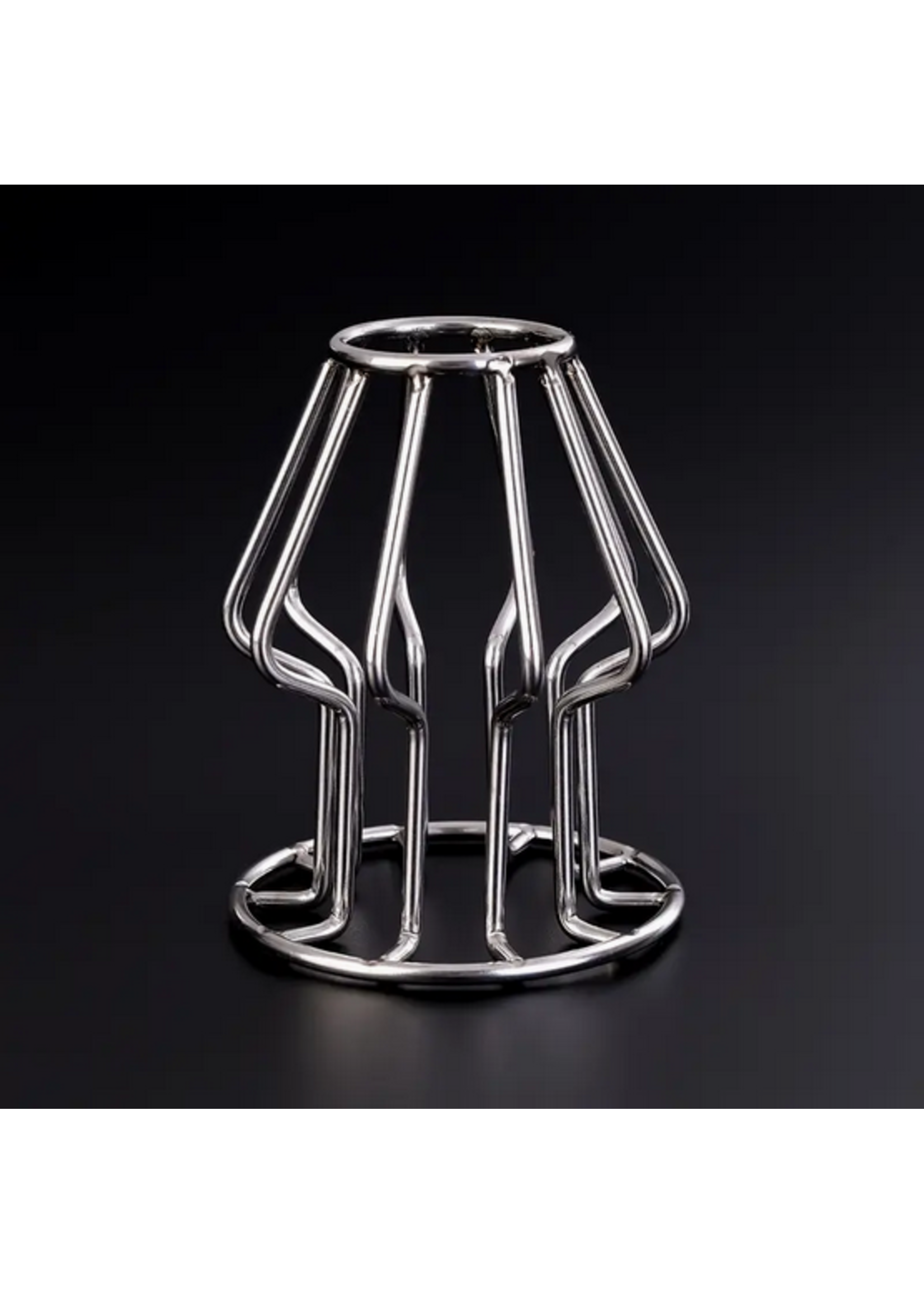 Open View – Hollow Metal Anal Plug Small