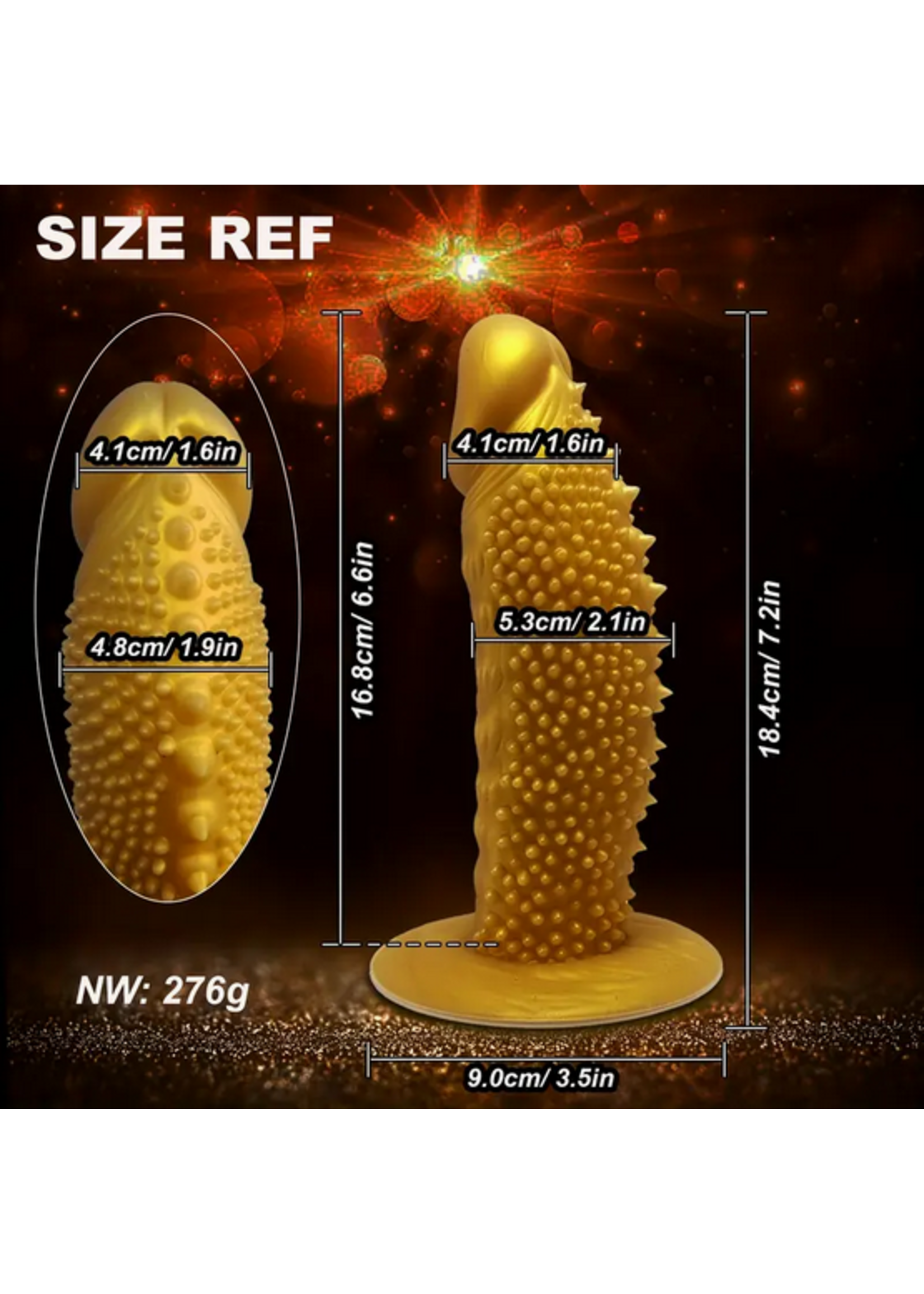 Spiked Sunspawn – Fantasy Creature Dildo