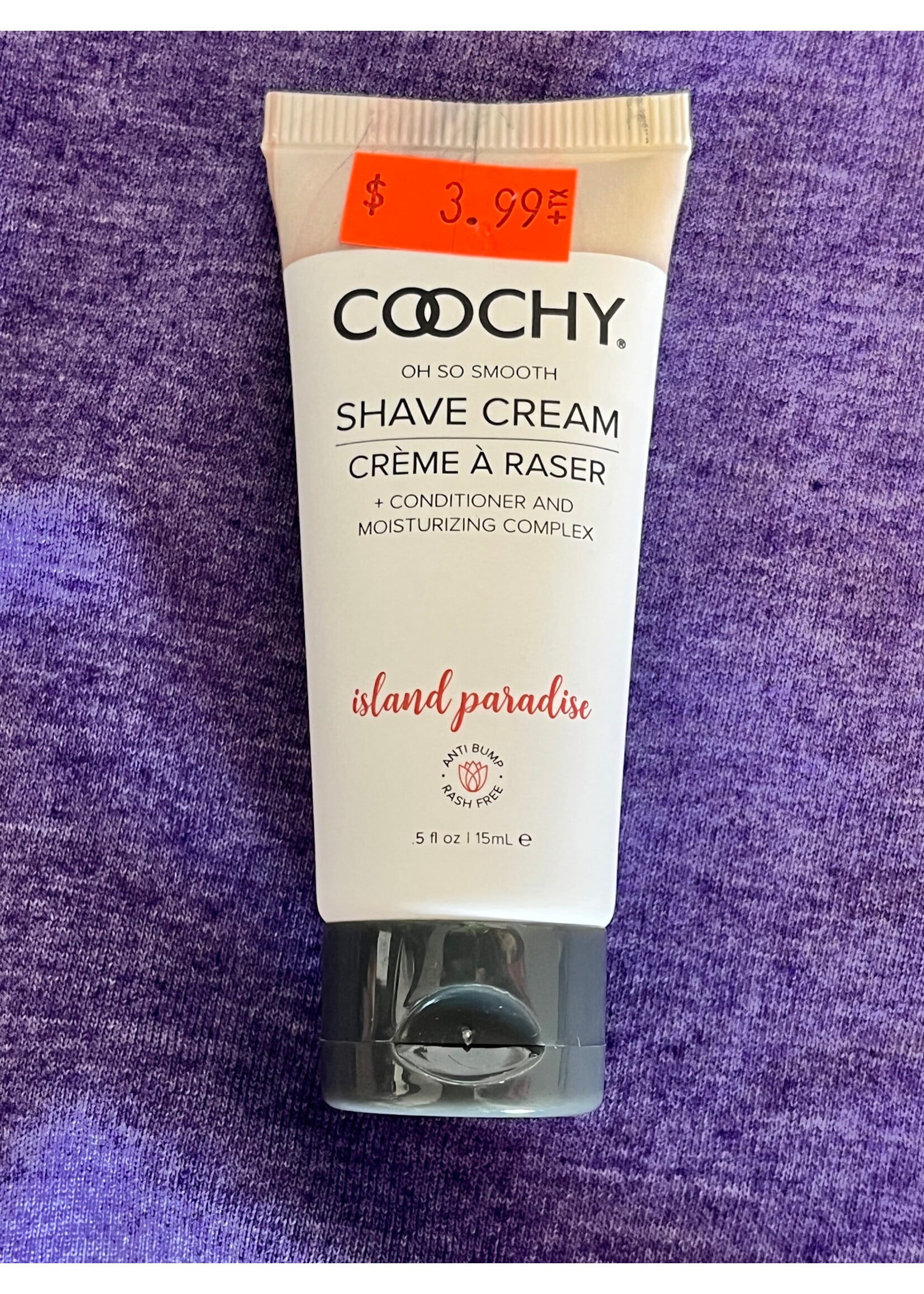Coochy Coochy Shave Cream - Island Paradise .5oz | 15mL