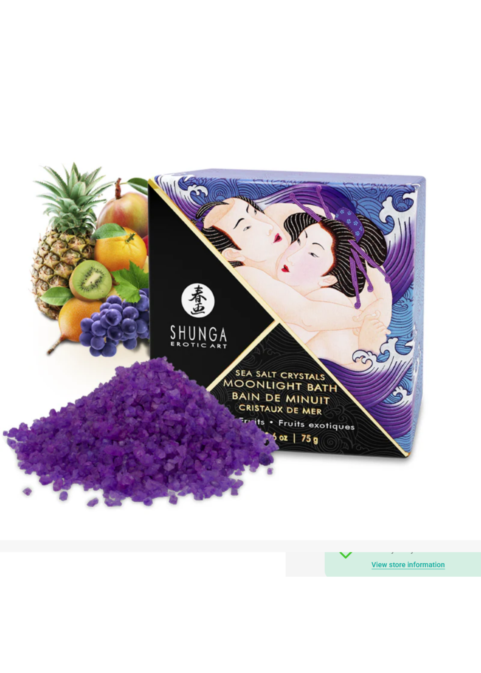 Shunga Oriental Crystals Bath Salts  - 75 gram