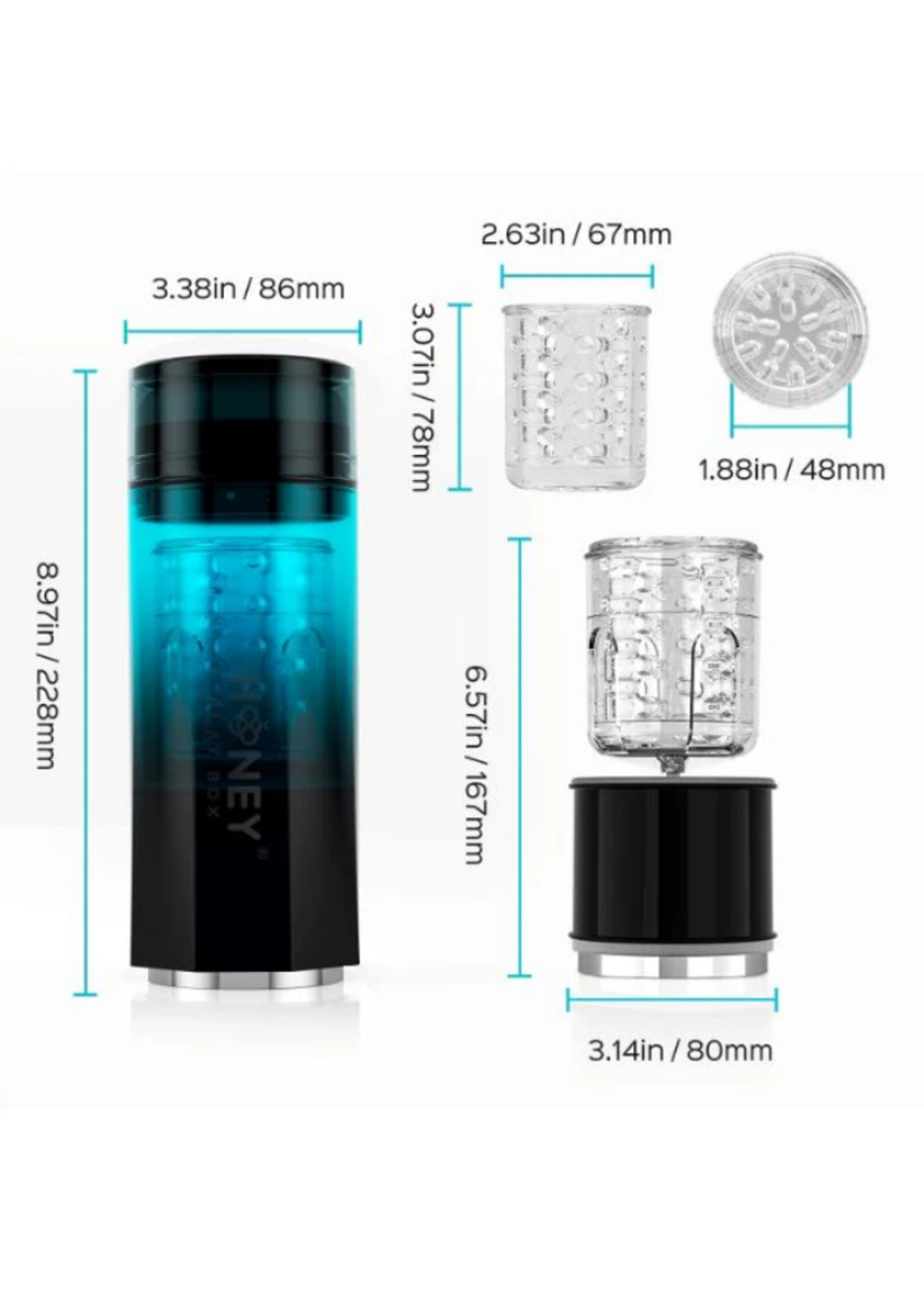 Honey Play Box Adrian WaterSpa Rotating AutoMasturbator