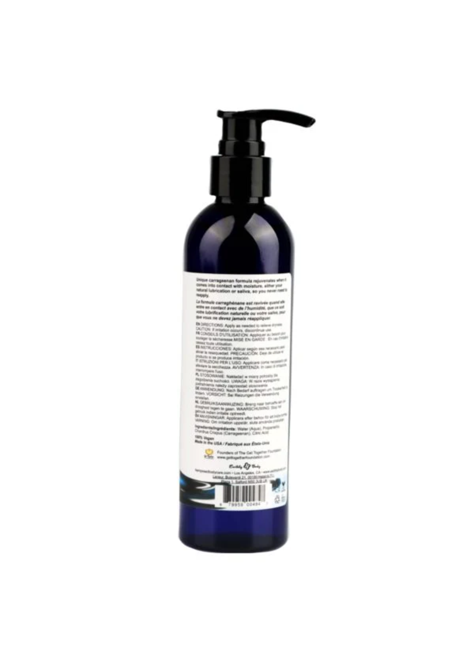 Earthly Body Waterslide Personal Moisturizer 8 fl oz / 237 ml