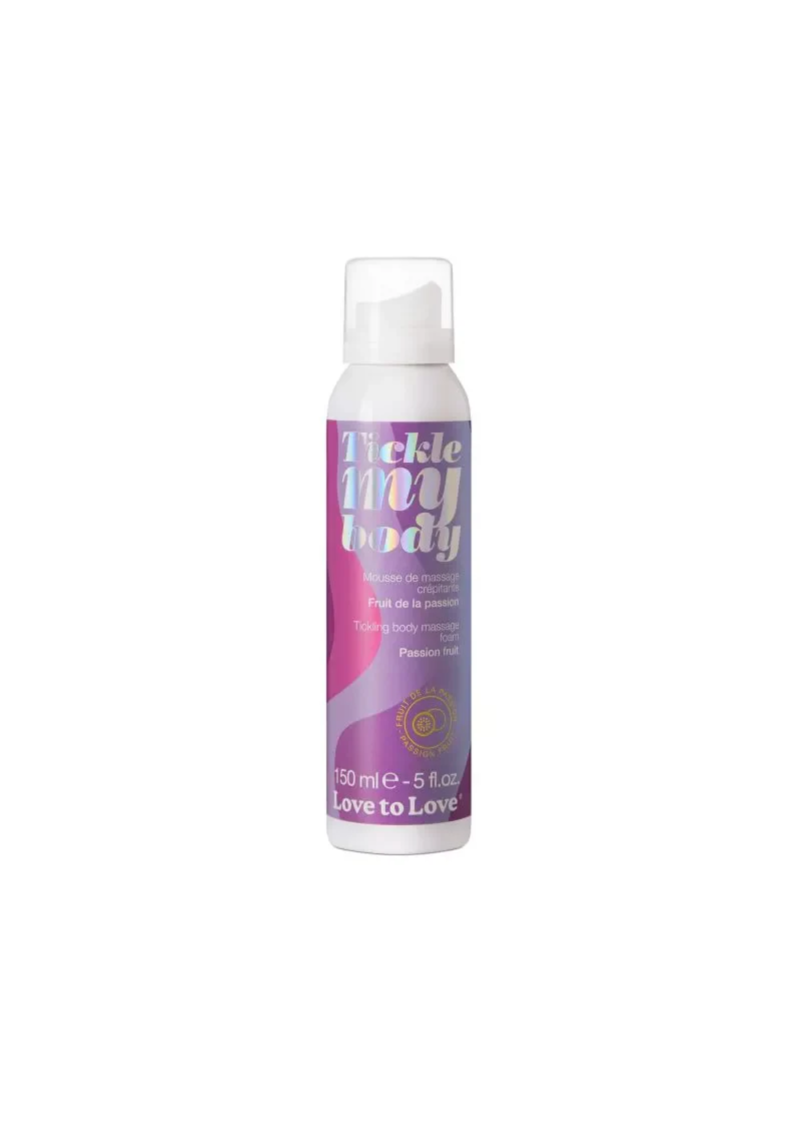 Love to Love TICKLE MY BODY - MASSAGE FOAM - PASSION FRUIT 150ML / 5FL.OZ.