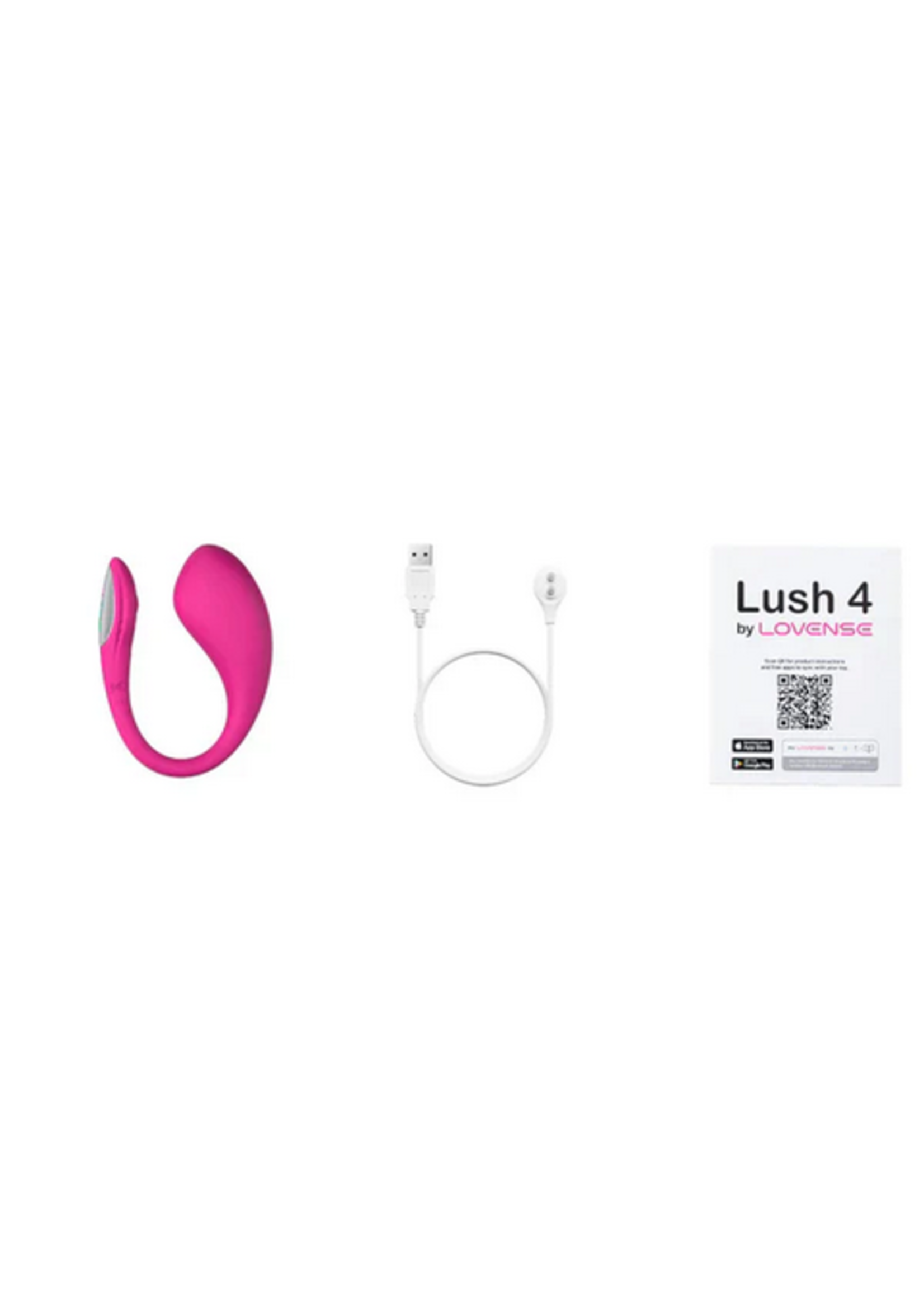 Lovense LUSH 4 REMOTE CONTOL VIBRATOR - PINK