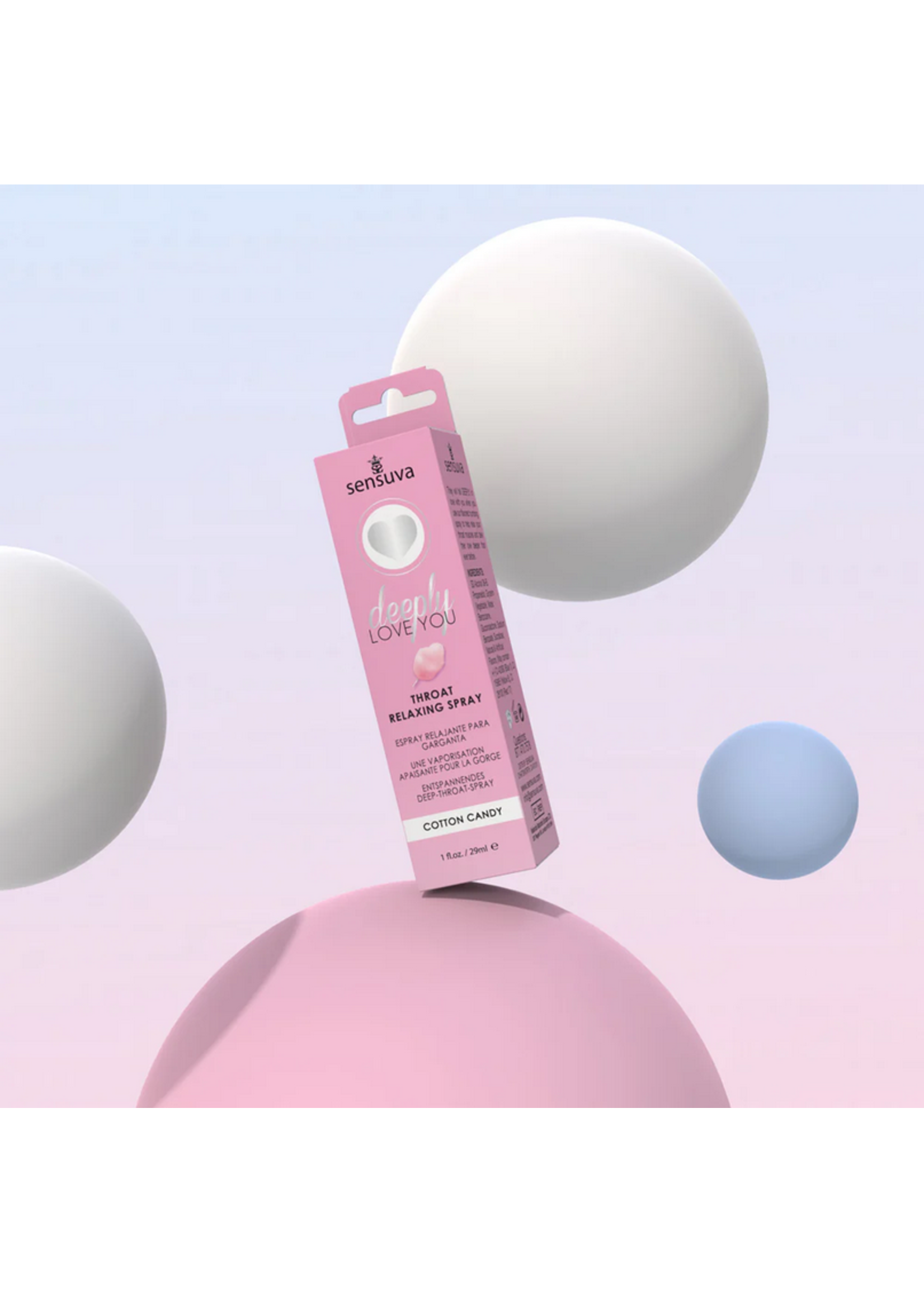 Sensuva Deeply Love Throat Relax - Cotton Candy