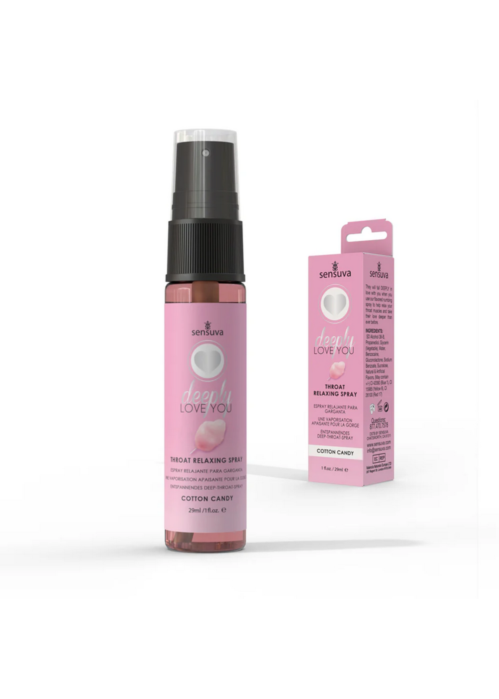 Sensuva Deeply Love Throat Relax - Cotton Candy