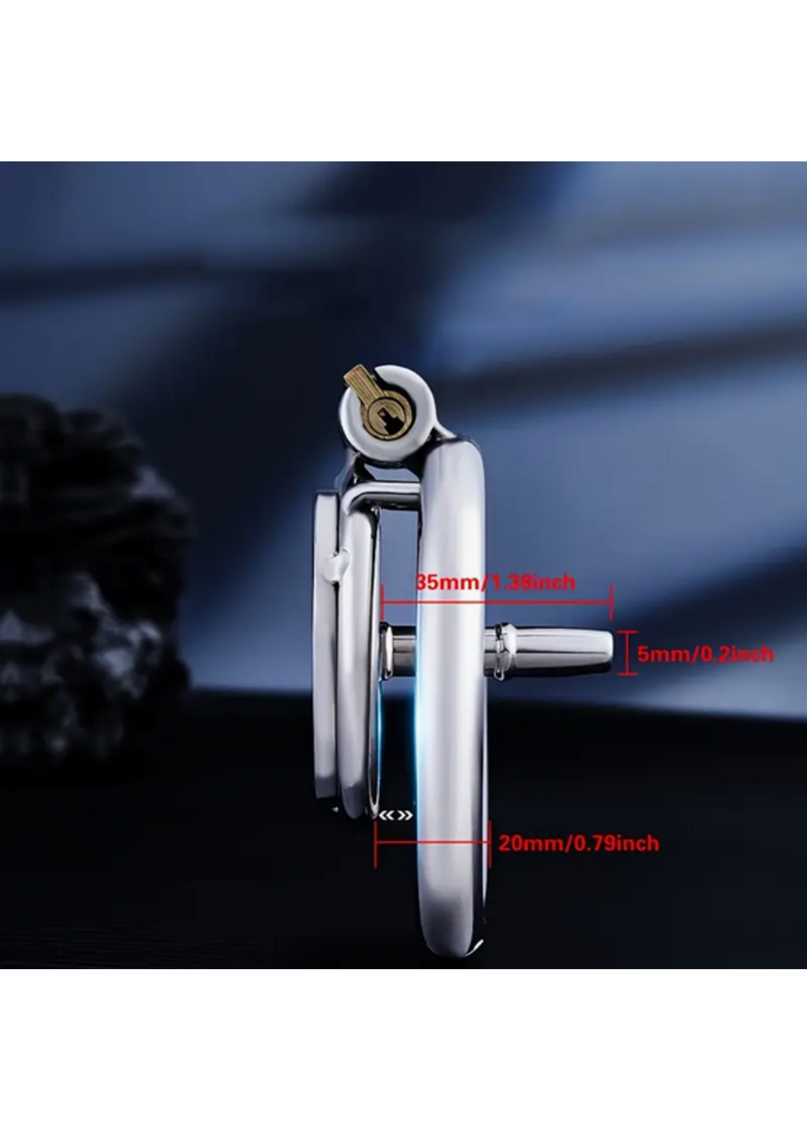 Smoosh Smoosh Squish IT Cock Cage with Sounding plug