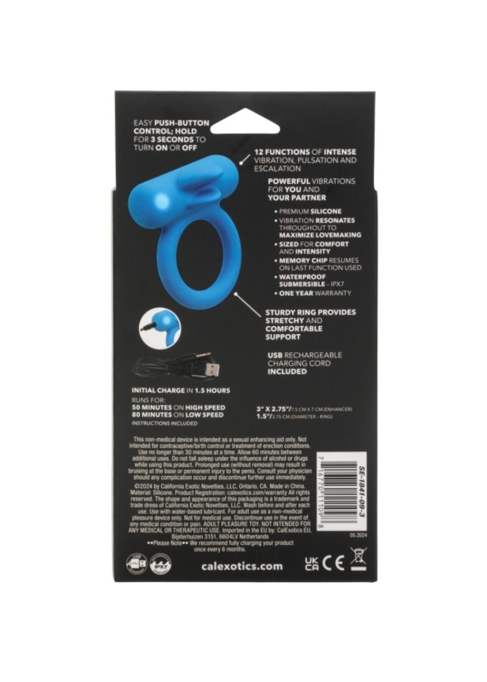 Calexotics Silicone Rechargeable Double Trouble