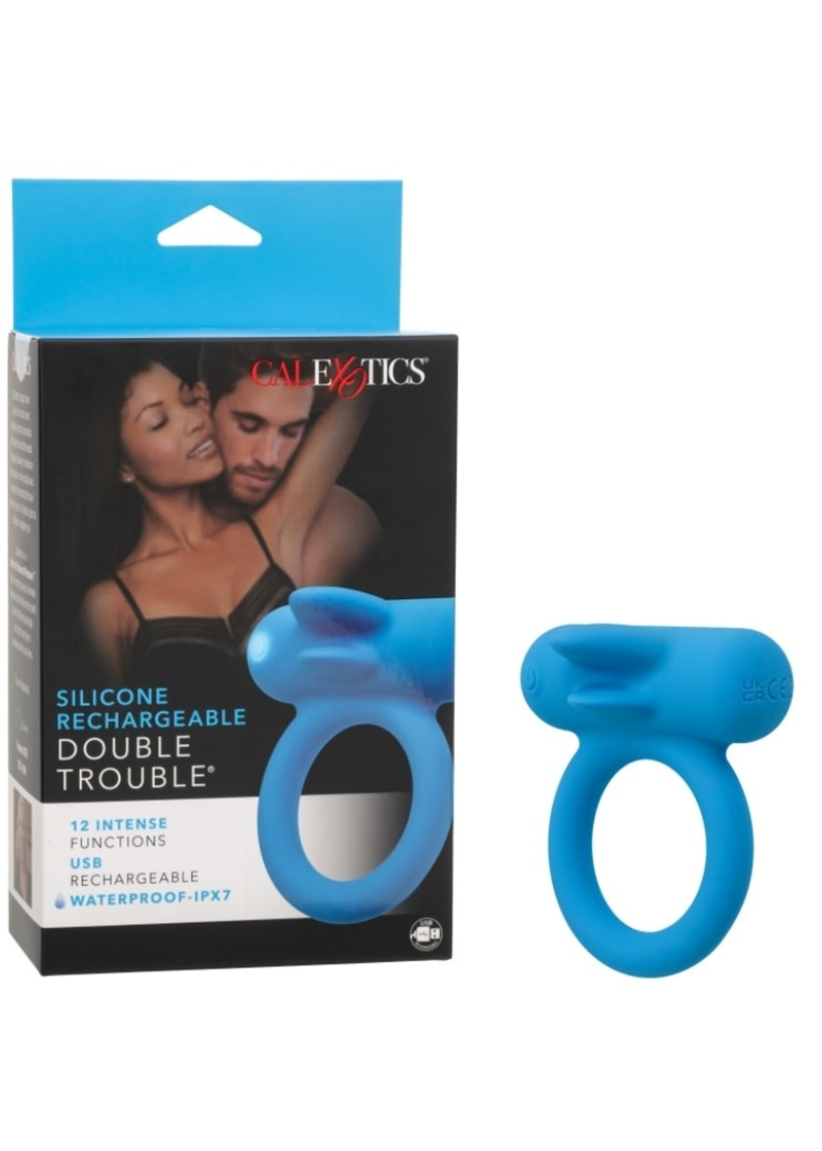 Calexotics Silicone Rechargeable Double Trouble