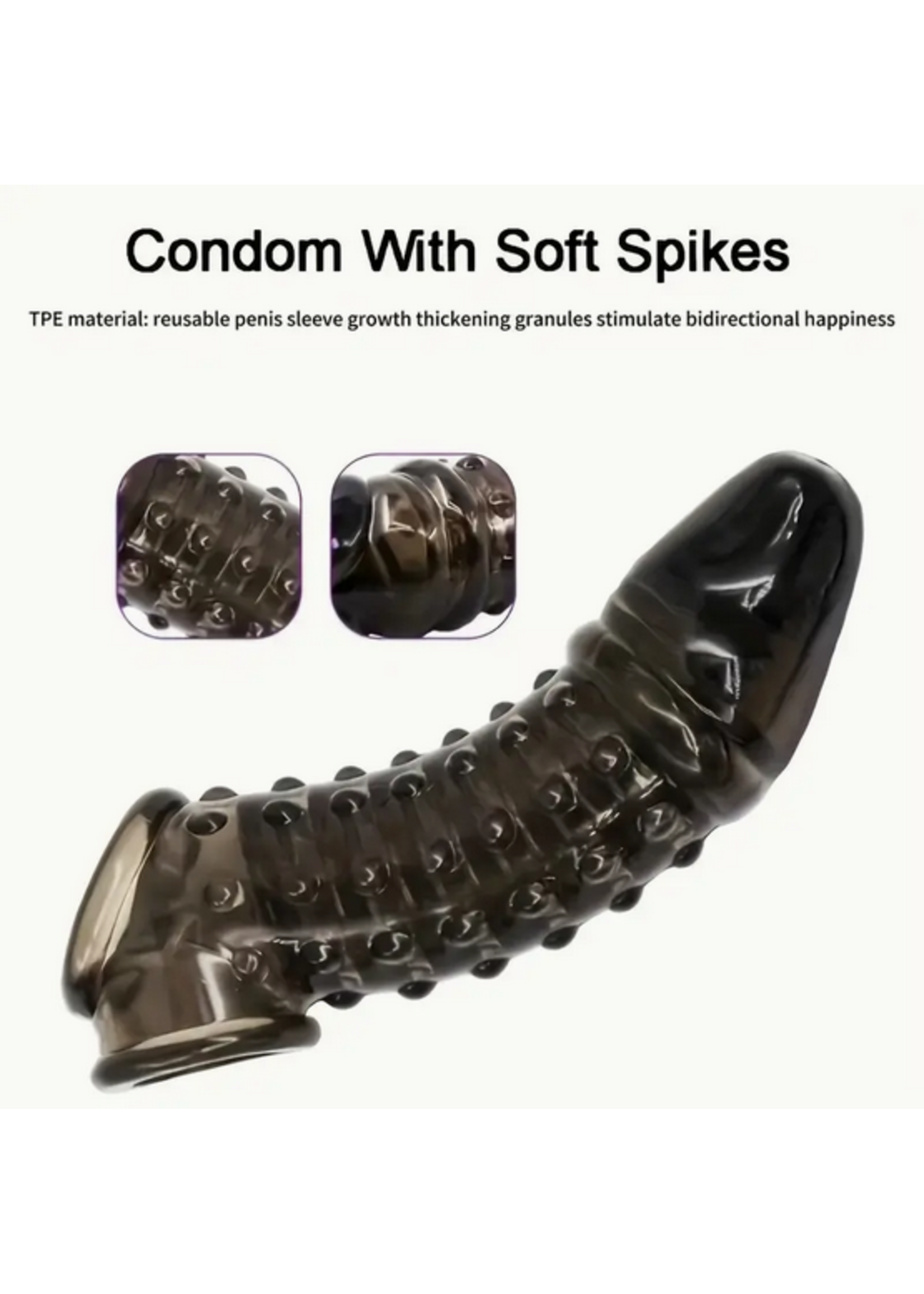 Cock Sleeve Ribbed Penis Extension
