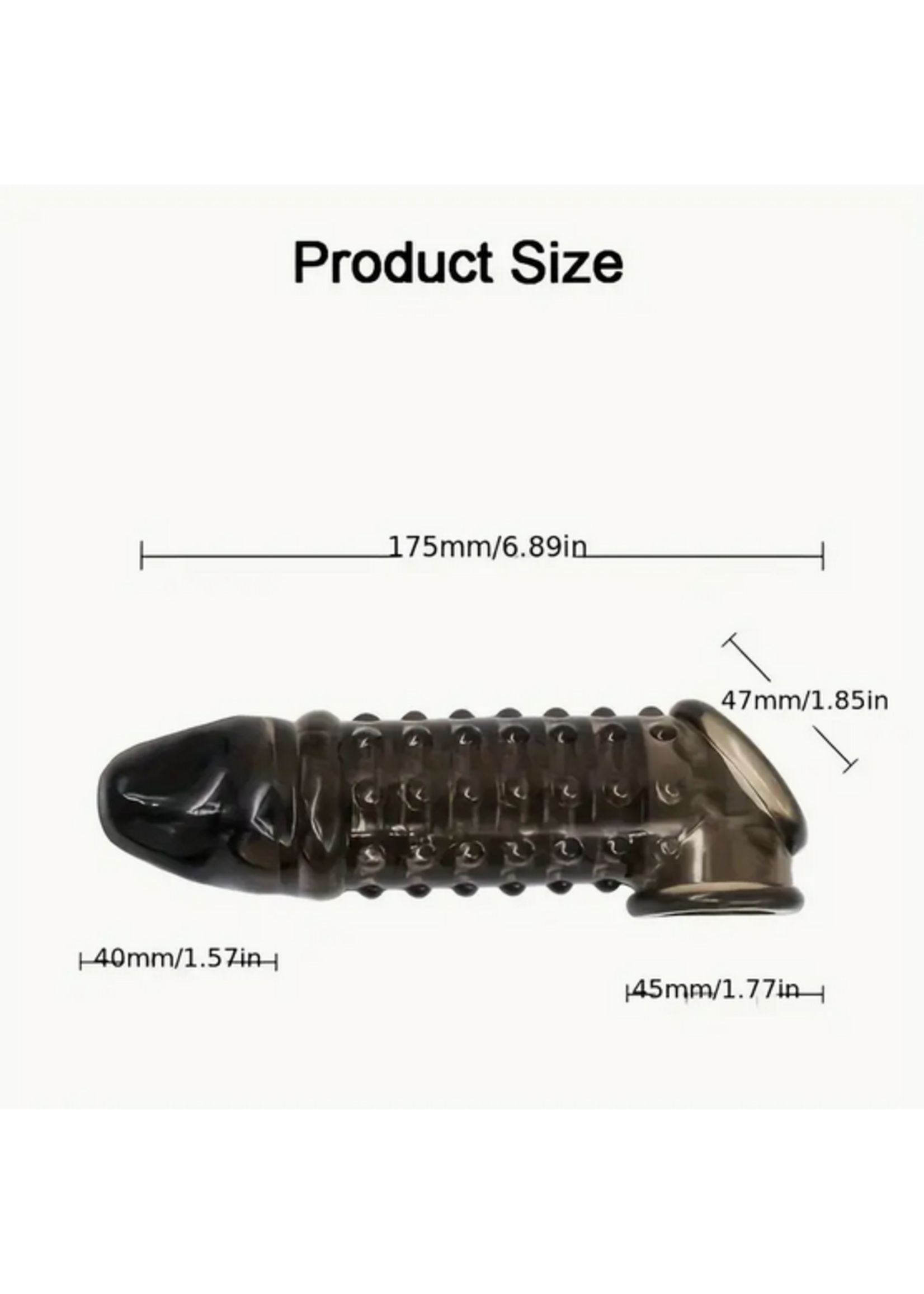 Cock Sleeve Ribbed Penis Extension