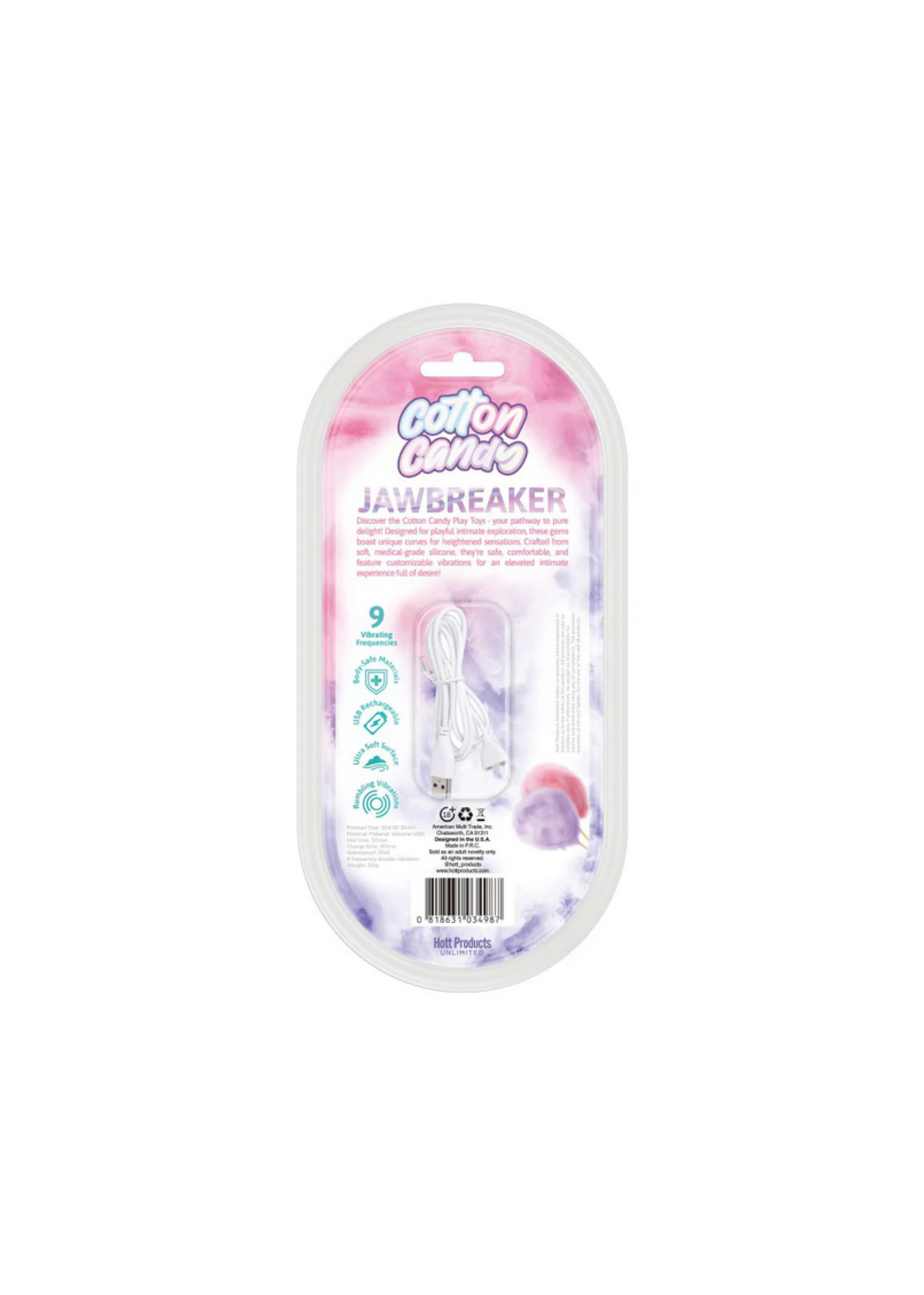 Hott Products Jawbreaker - Cotton Candy