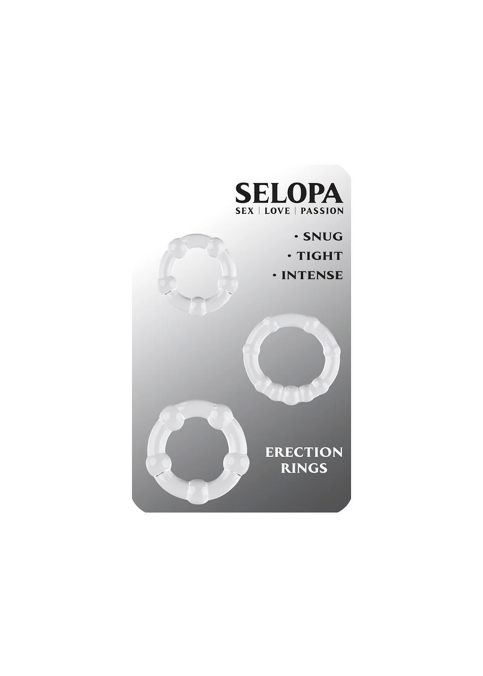 Selopa Erection Rings 3pc