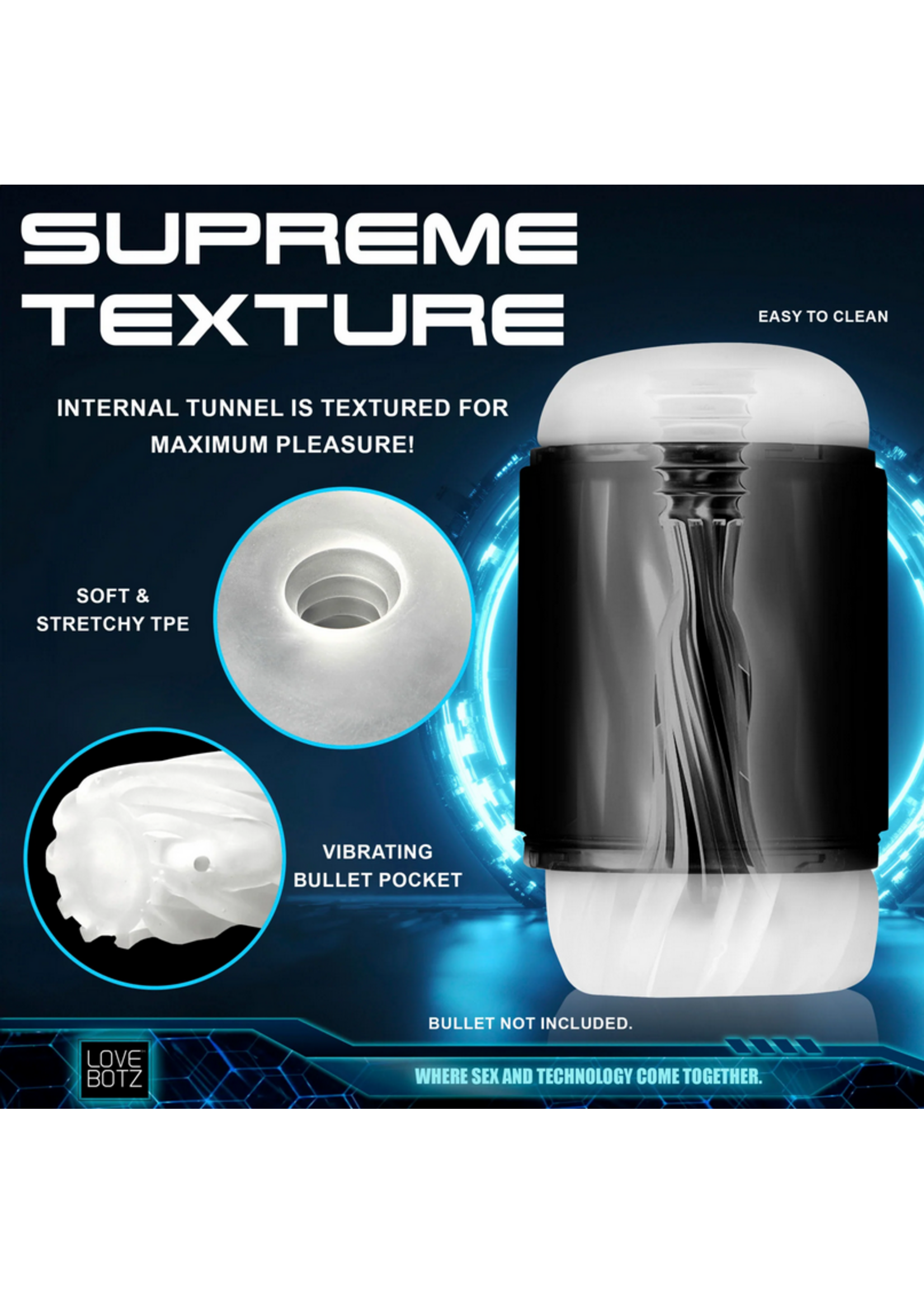 Lovebotz The Milker Mega-Pod Sucking Masturbator