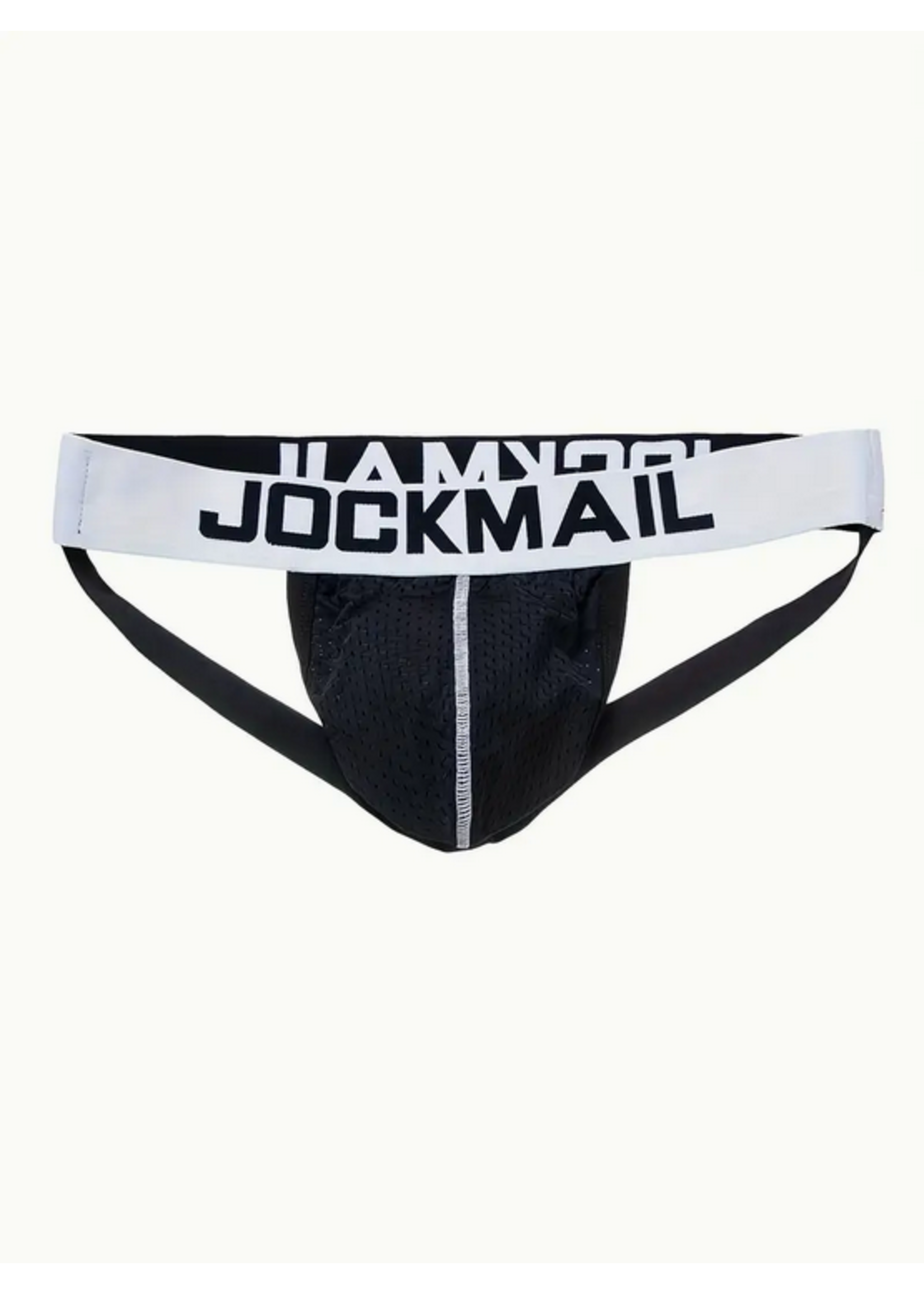 Men's Black & White Jock Strap