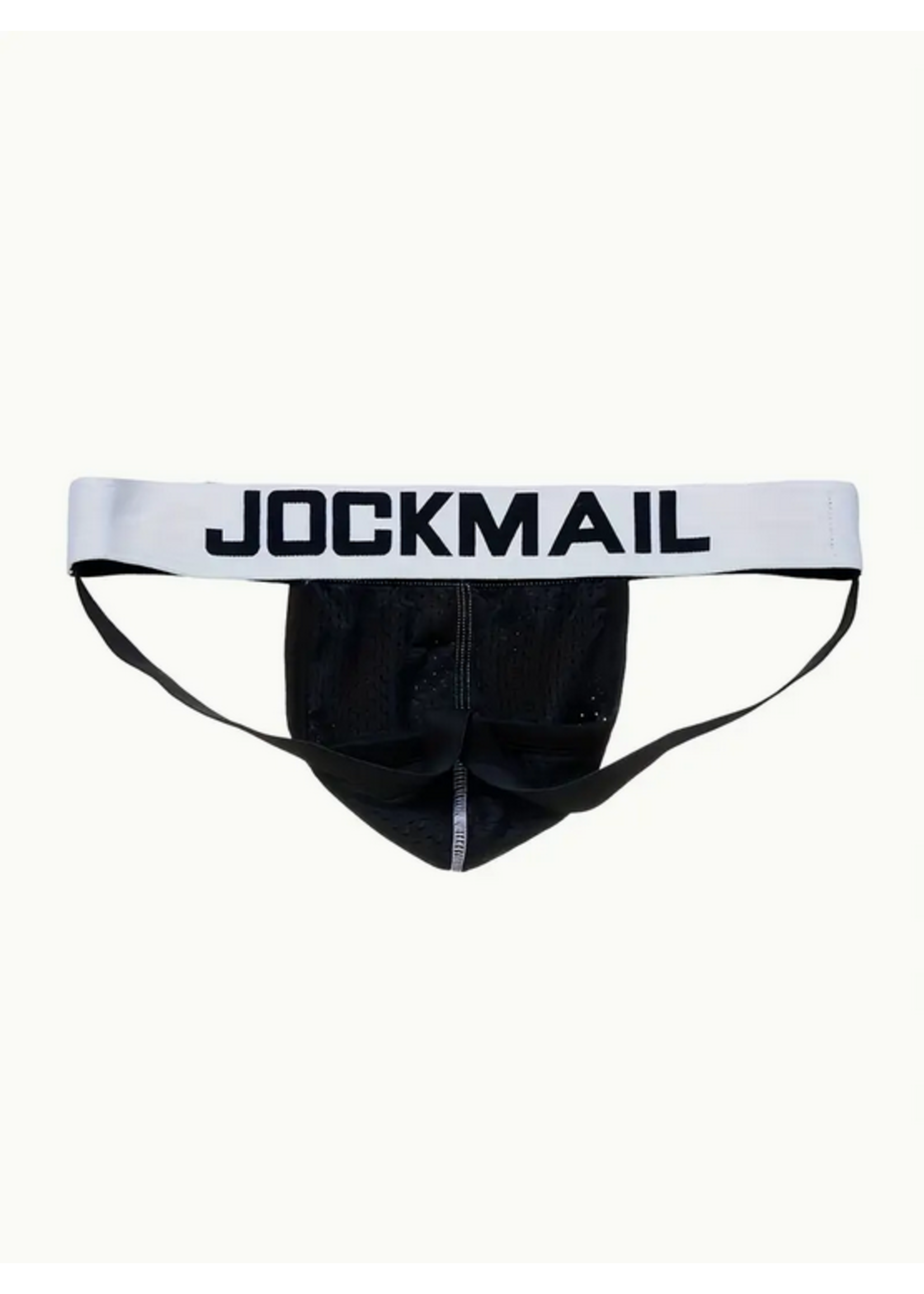Men's Black & White Jock Strap