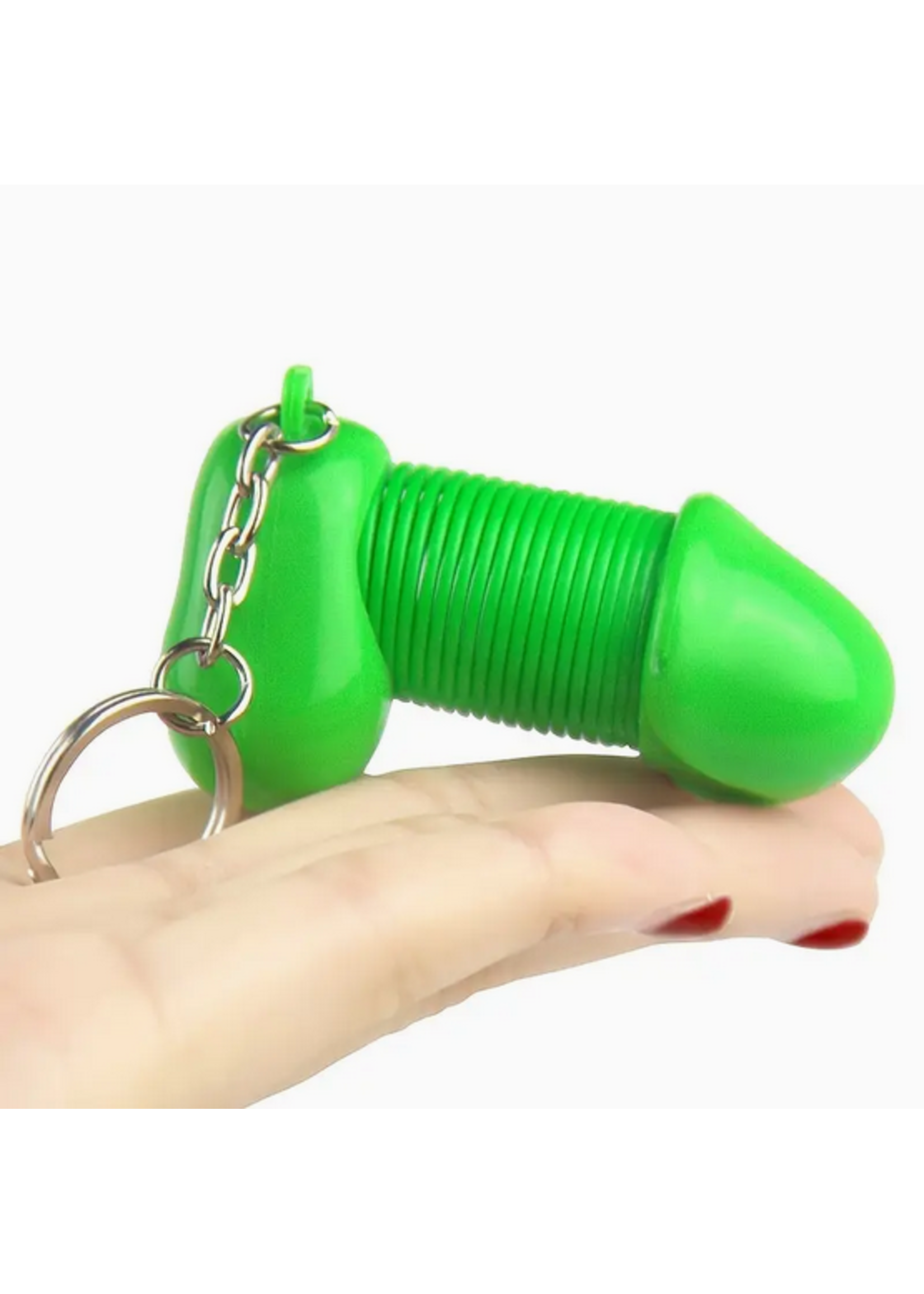 Penis Slinky Keychain