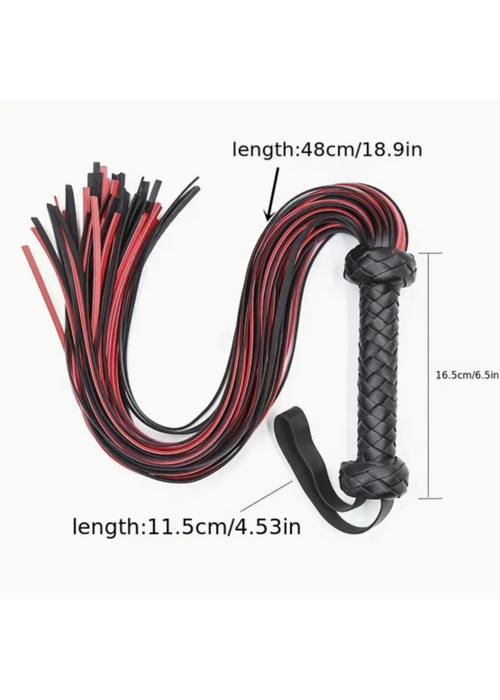 Red and Black Flogger