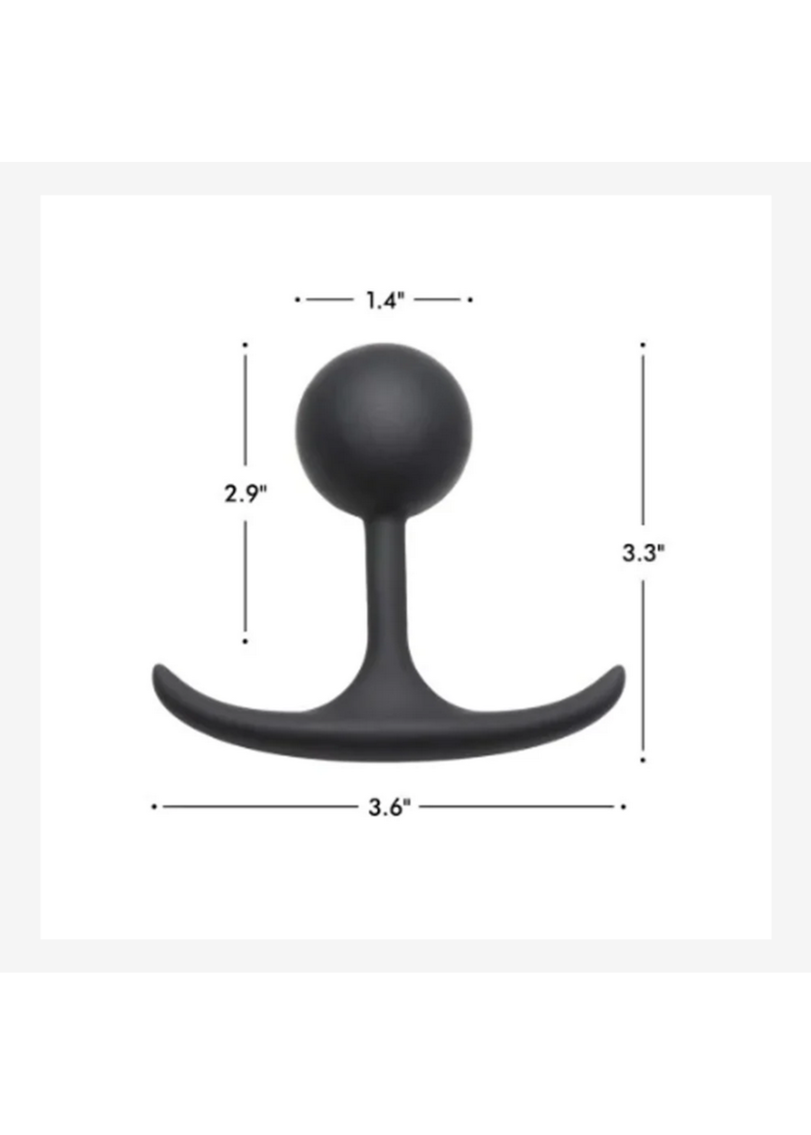 Comfort Weighted Plug 3.3" - Small