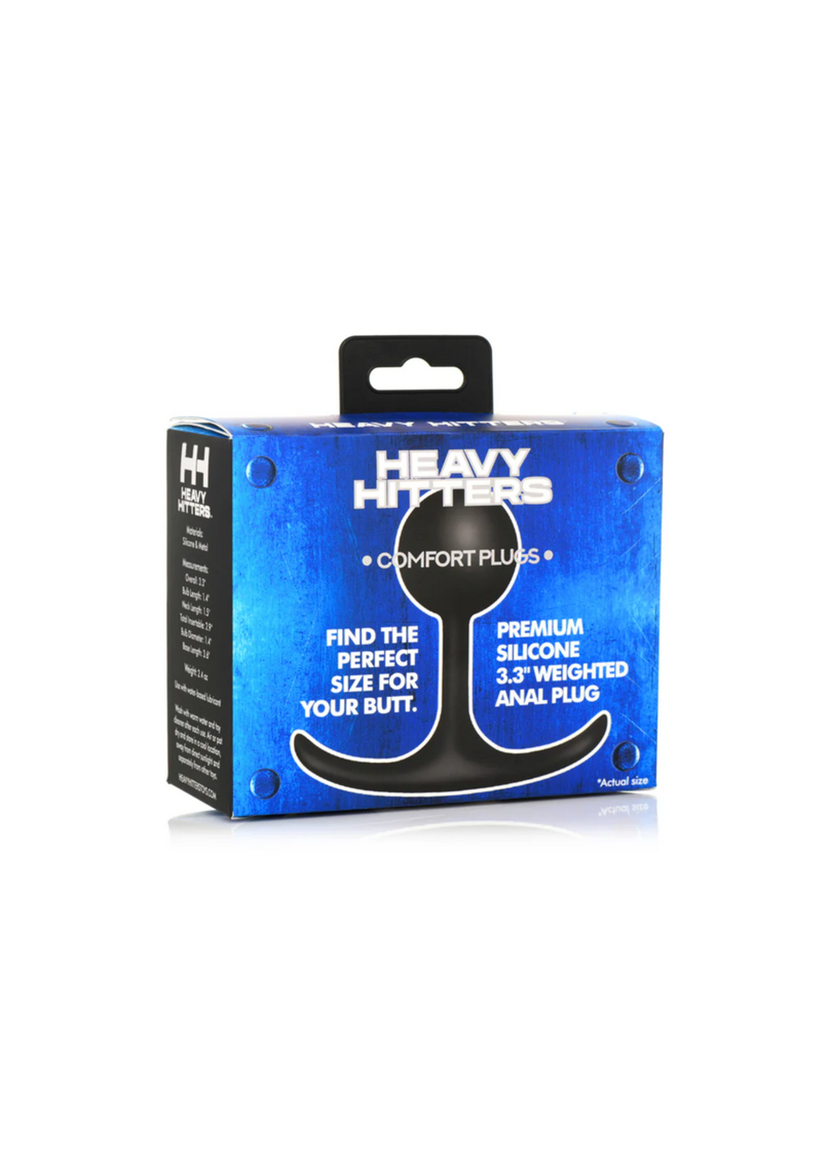 Comfort Weighted Plug 3.3" - Small