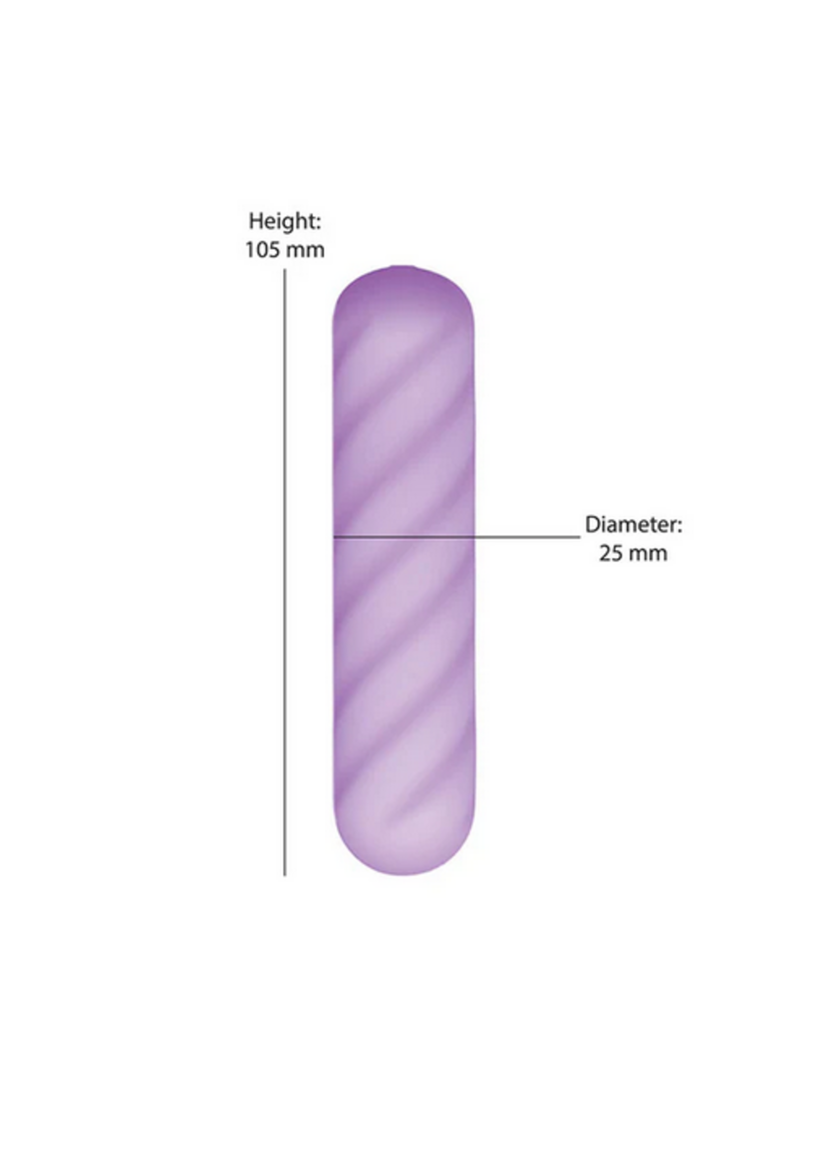 Softies 4” Dual Silicone Body Vibe – Purple