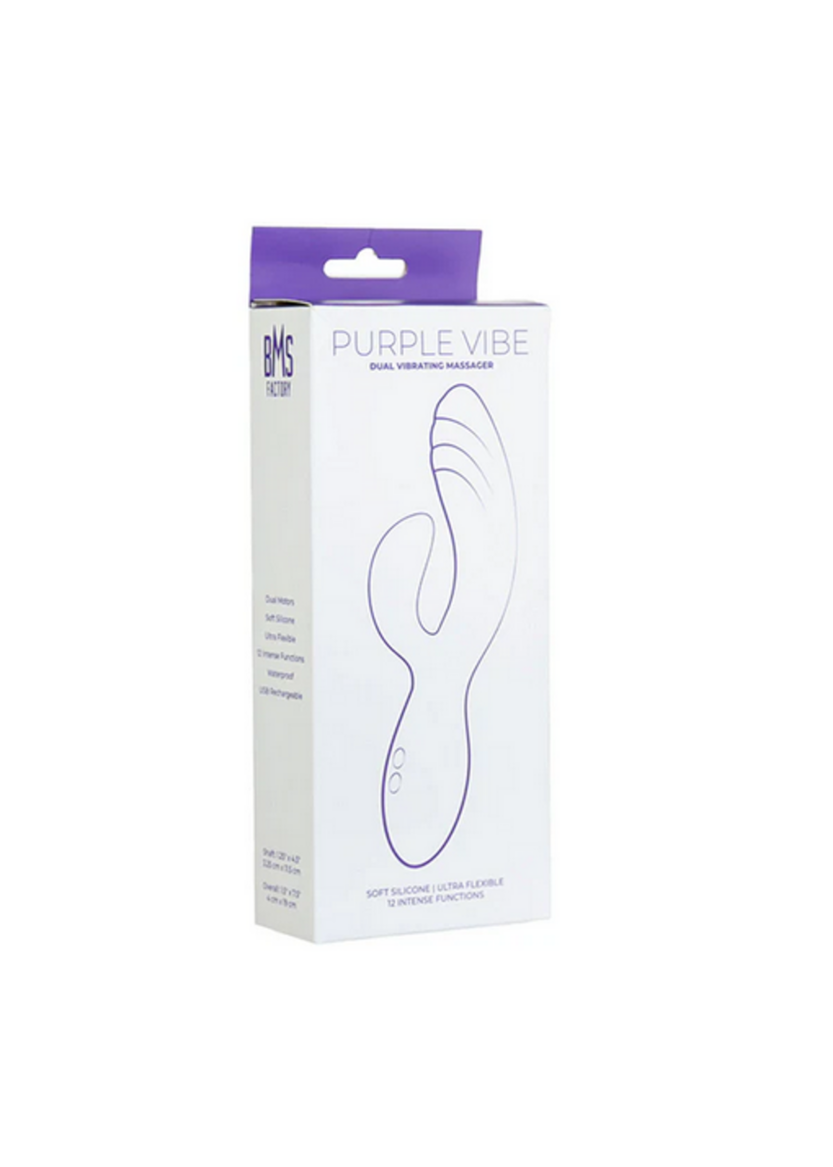Purple Vibe Dual Vibrating Massager