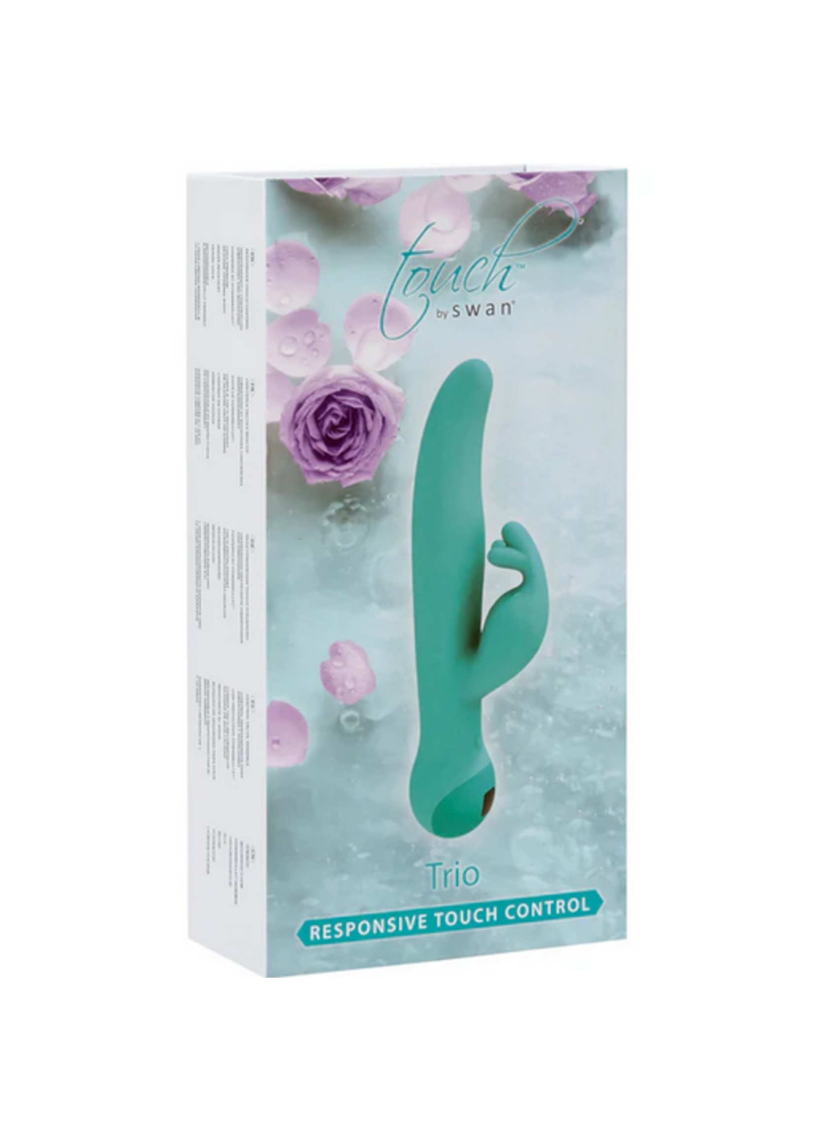 Swan Touch - Trio - Rabbit Vibrator - Rechargeable - Teal