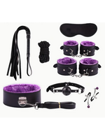 The Smoosh Bondage Set Black/Purple