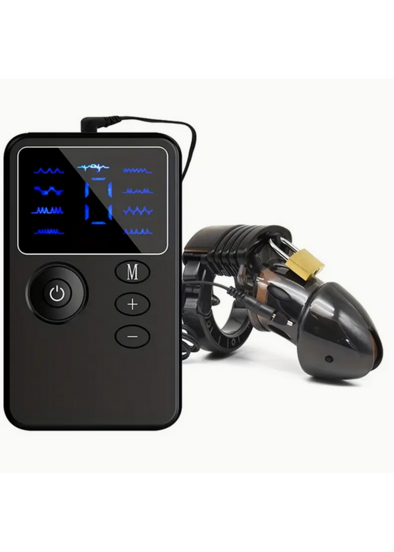 Electric Shock Cock Cage Plus Balls
