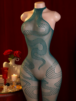 Snake Print Bodysuit