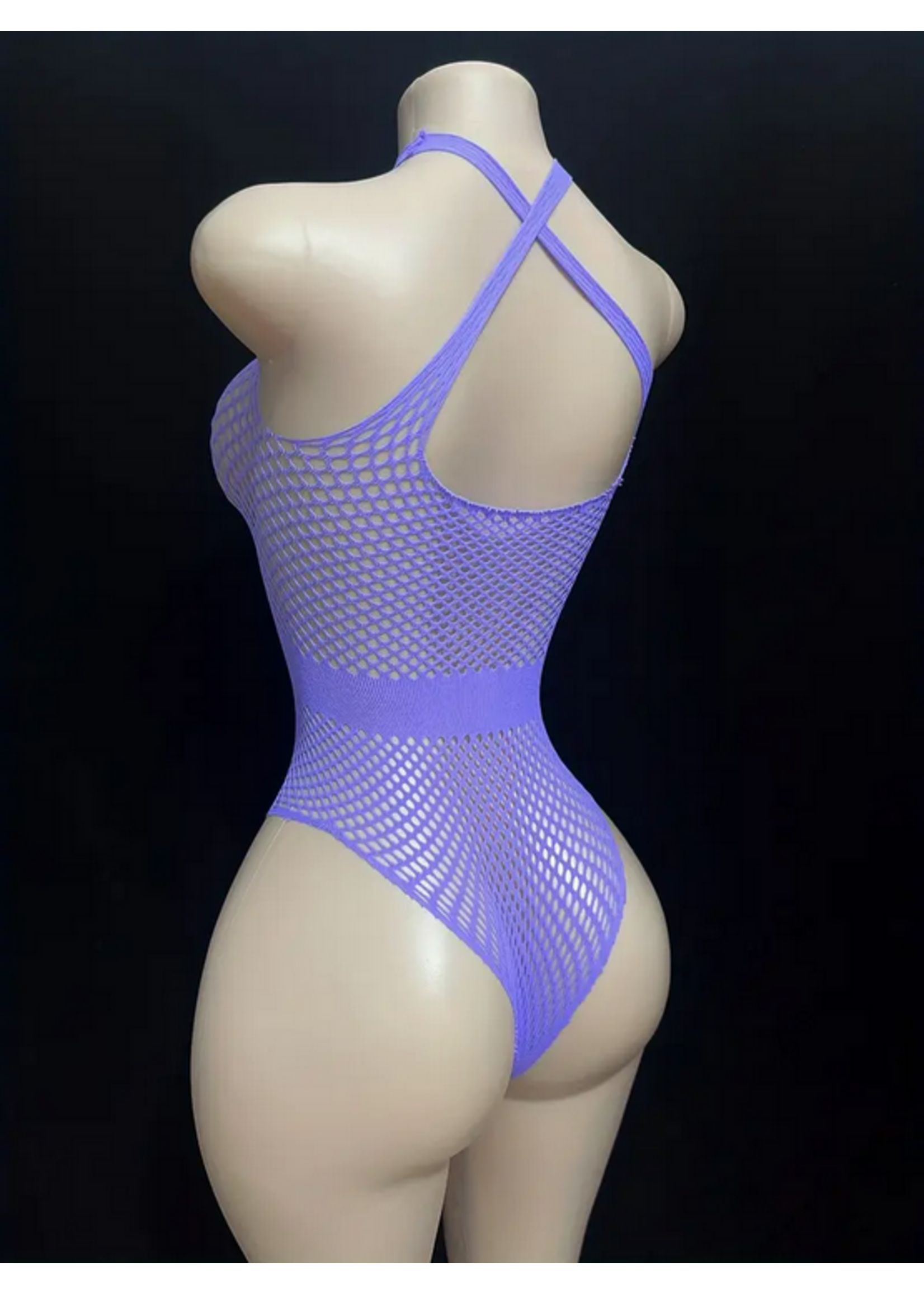 Purple Sleevless Bodysuit