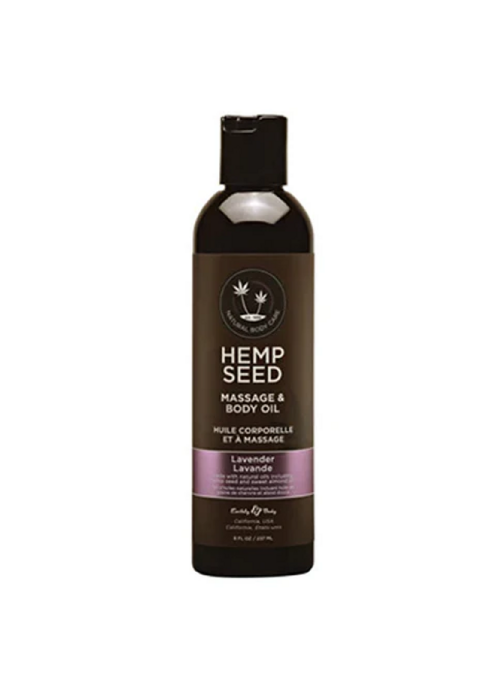 Earthly Body Hemp Seed Massage & Body Oil 8oz.
