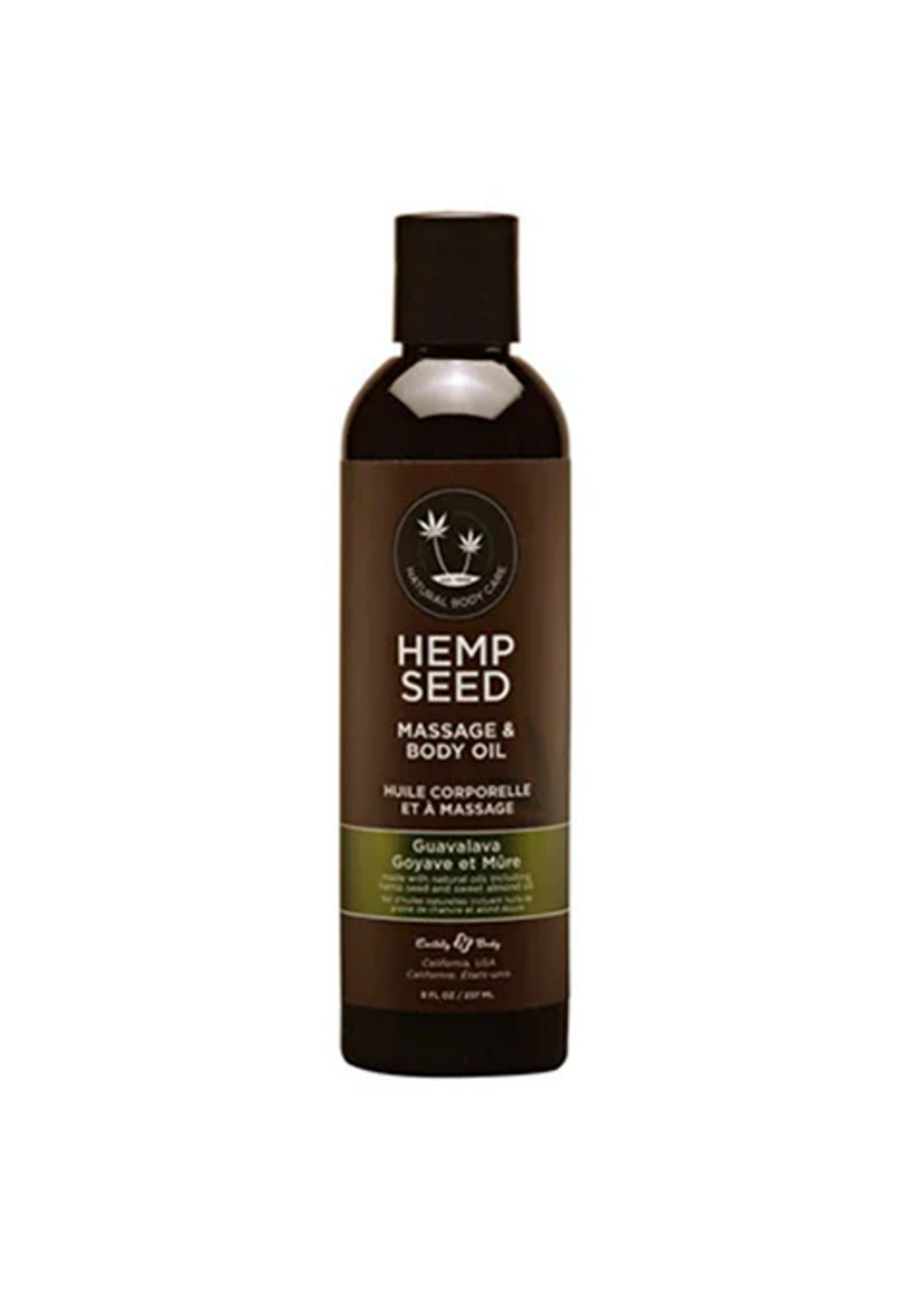 Earthly Body Hemp Seed Massage & Body Oil 8oz.