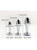 Metal Drop Anal Plug