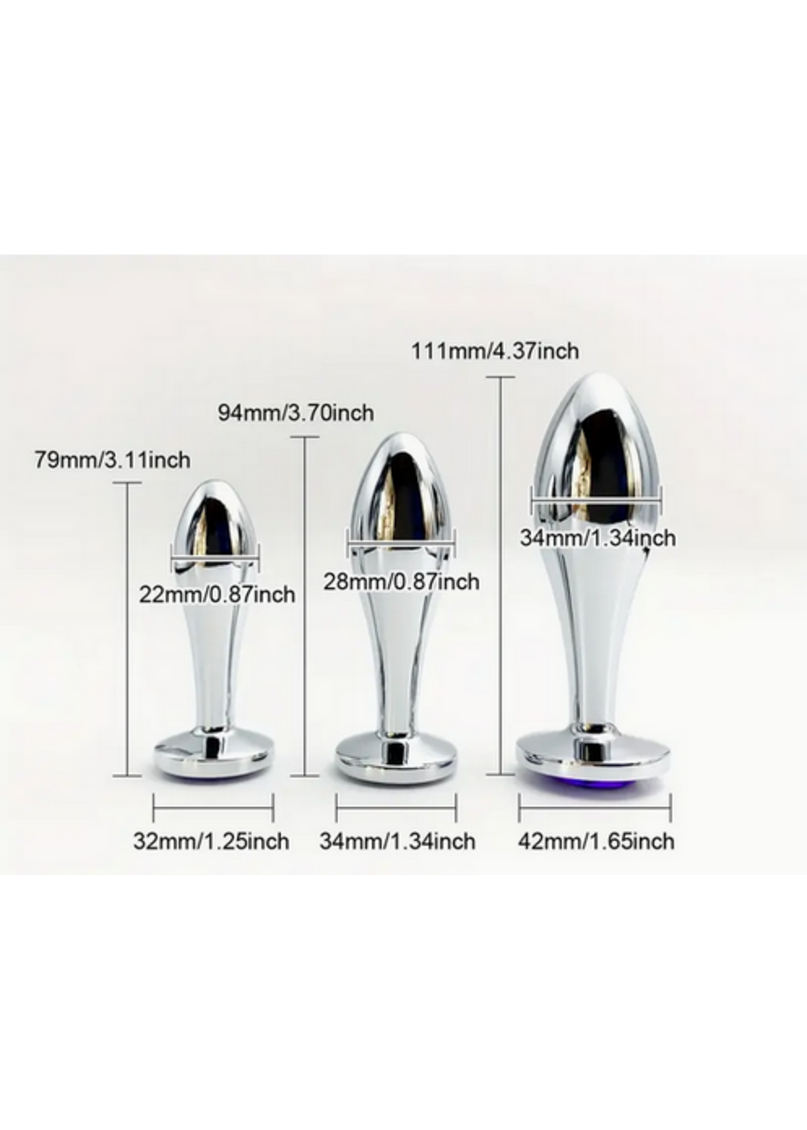 Metal Drop Anal Plug